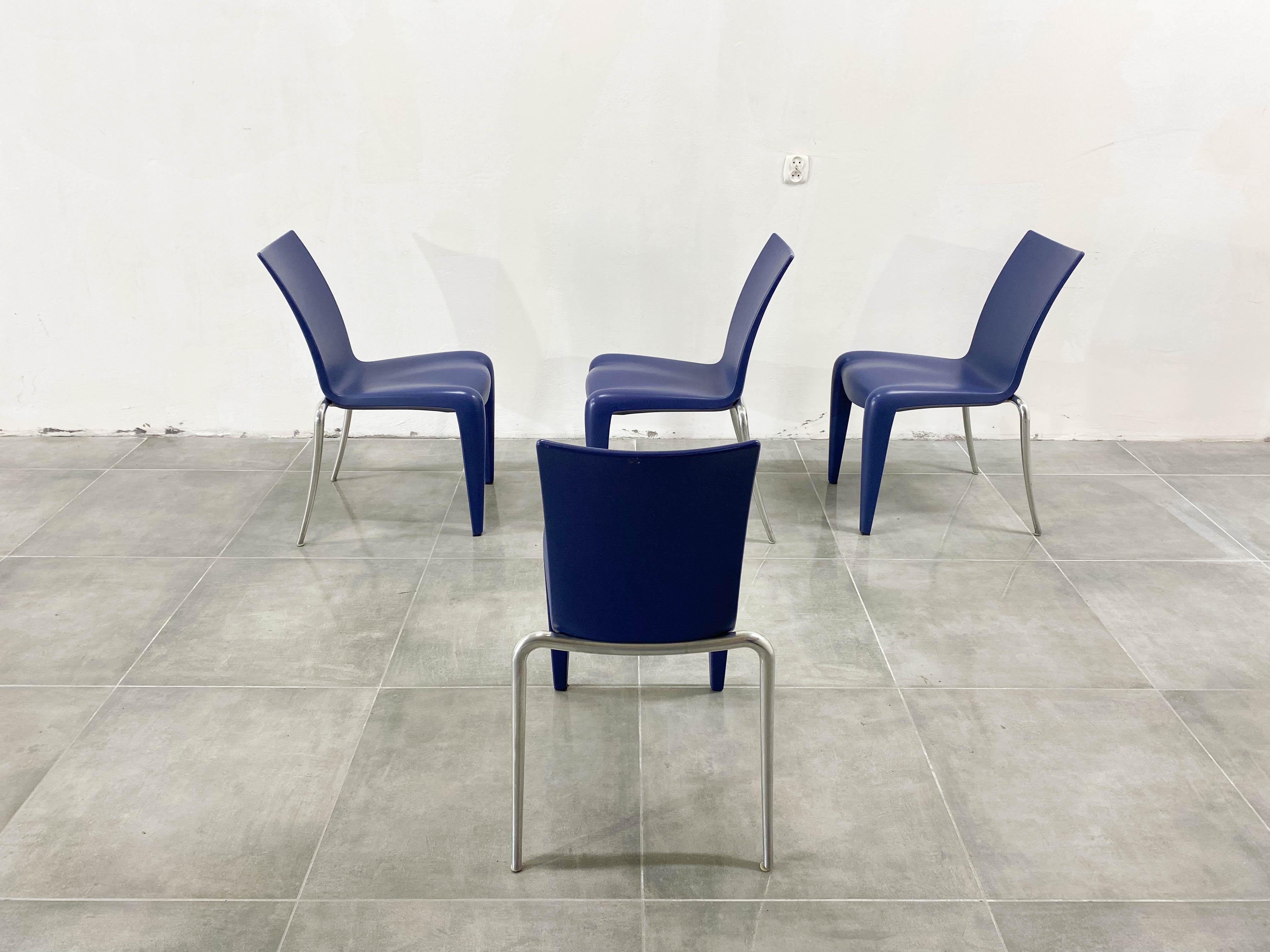 Late 20th Century Vintage Chair Louis XX by Philippe Starck for Vitra, 1990s, Set of 4 For Sale