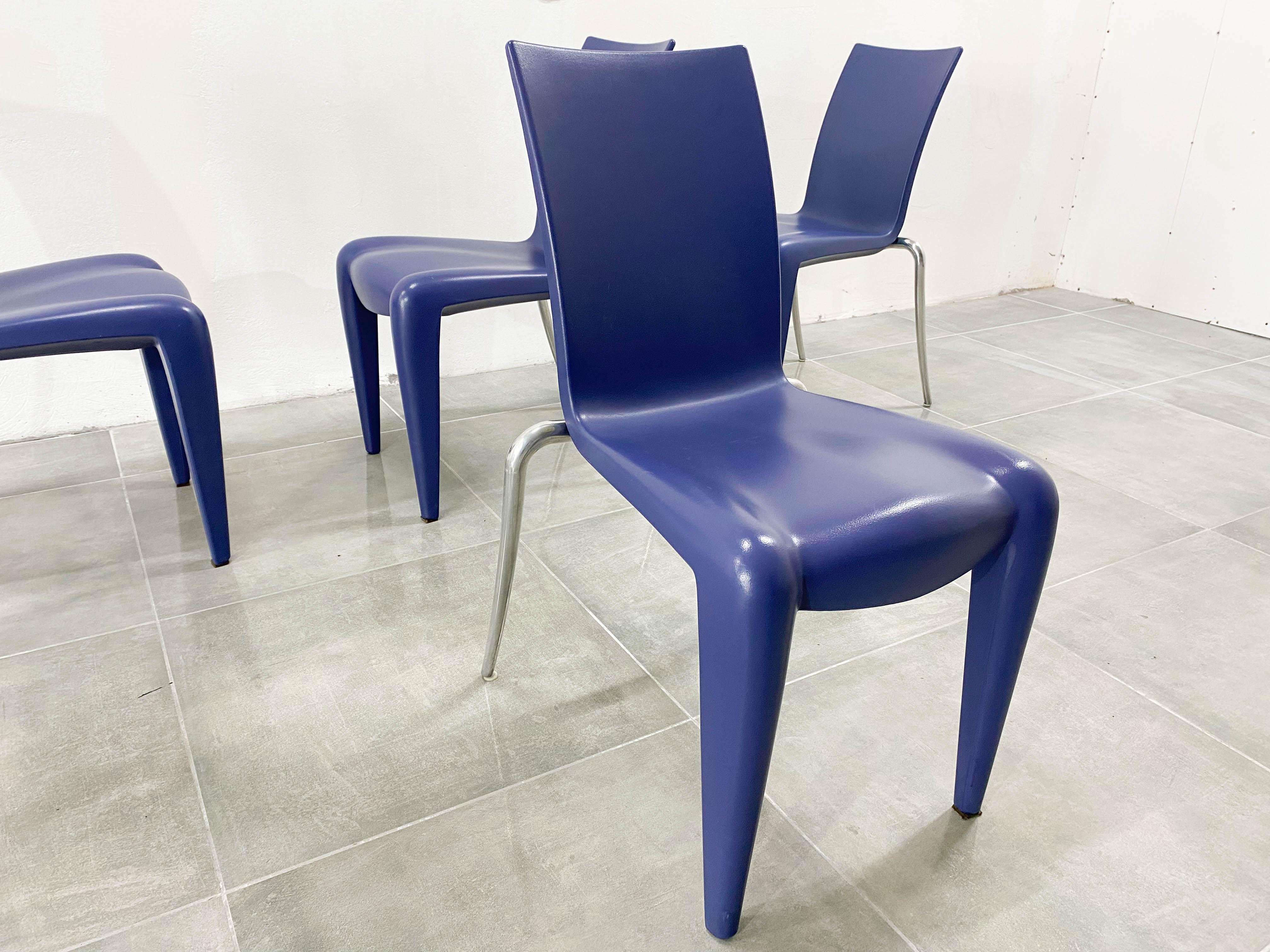 Vintage Chair Louis XX by Philippe Starck for Vitra, 1990s, Set of 4 For Sale 1