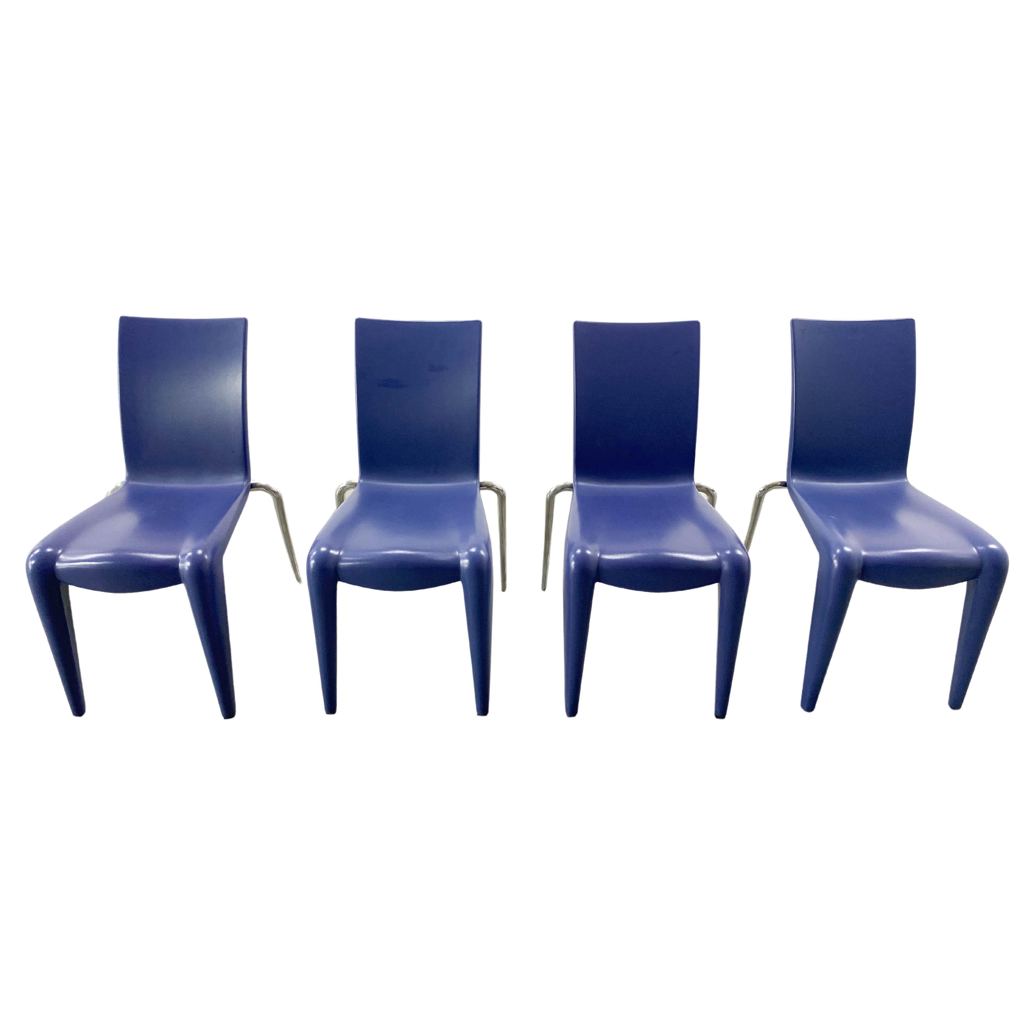 Vintage Chair Louis XX by Philippe Starck for Vitra, 1990s, Set of 4 For Sale