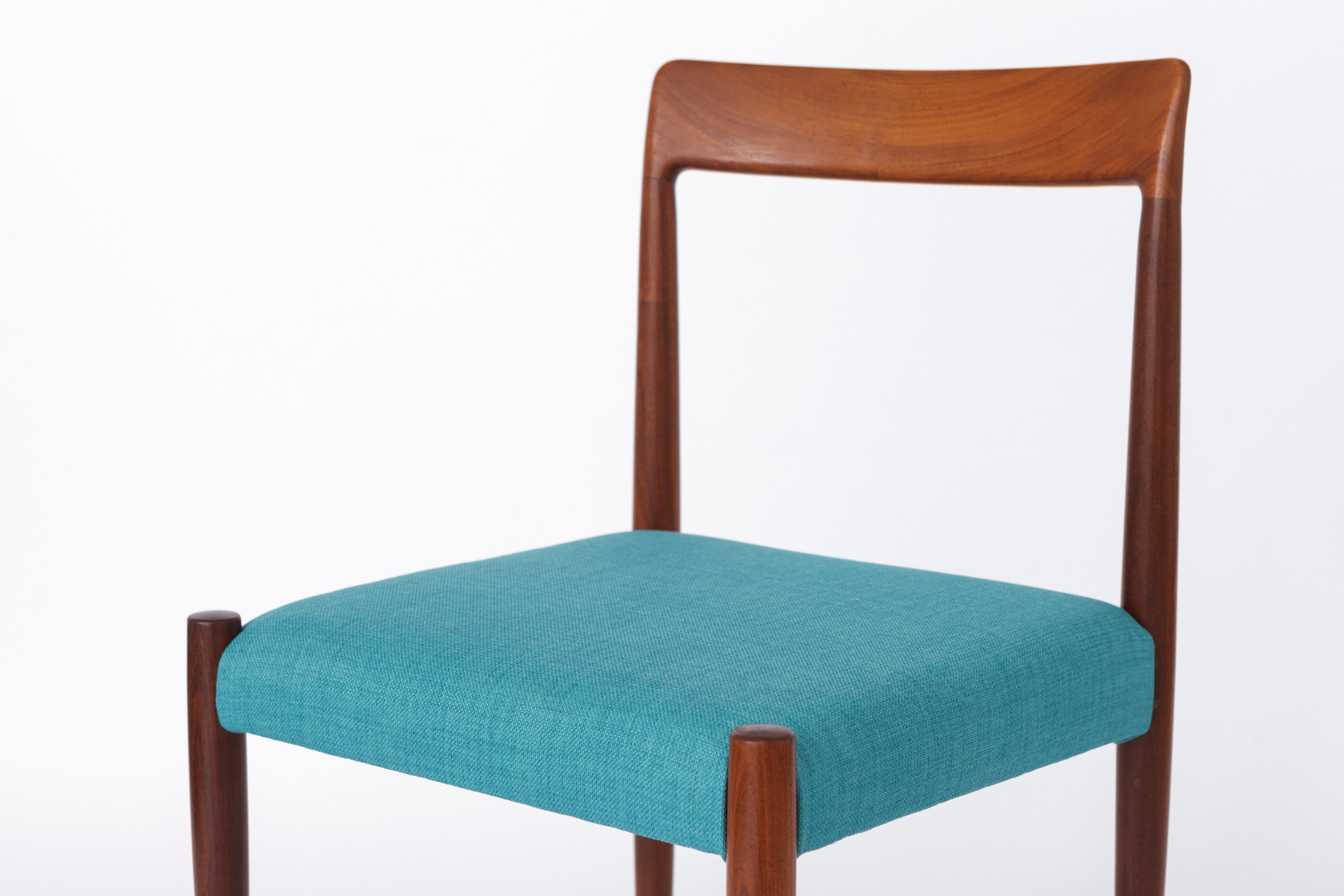 Polished Vintage Chair Lübke, 1960s-1970s, Germany Teak For Sale