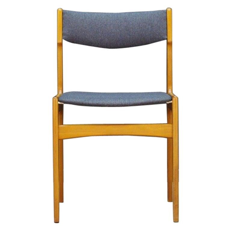 Vintage Chair Midcentury Teak Retro 1970s Gray Ash For Sale