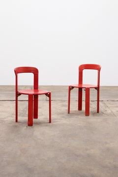 Ensemble de deux chaises vintage Bruno Rey pour Kusch & Co, 1970, Suisse