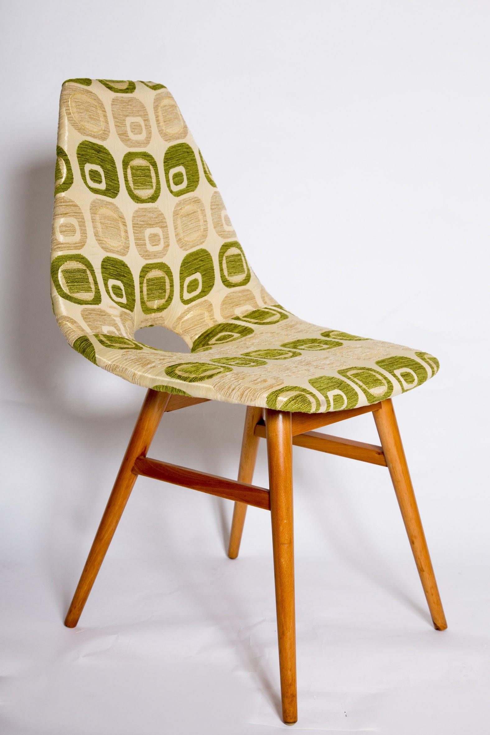 Set of Four Mid-Century Modern Chairs, 1960s,  9