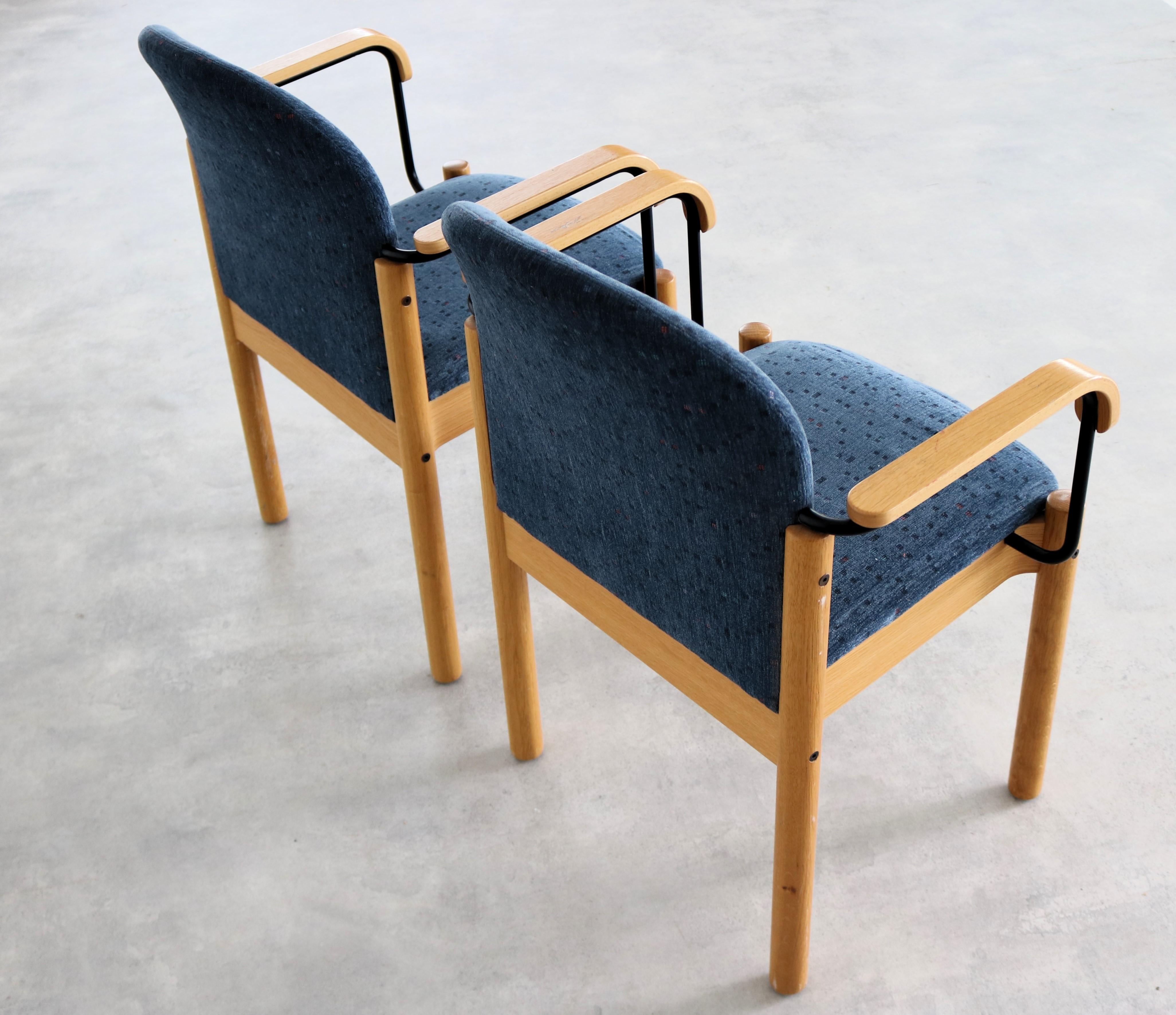 Metallo sedie vintage  poltrone  Kinnarps  Svezia in vendita