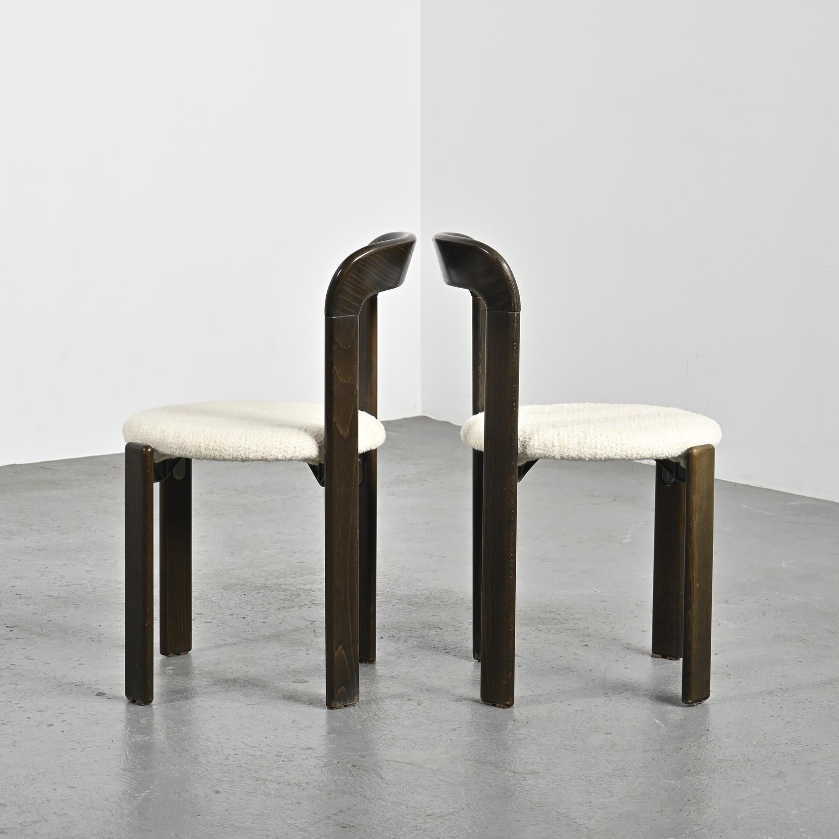 20th Century Vintage chairs by Bruno Rey, Dietiker Switzerland, Set of 2  For Sale