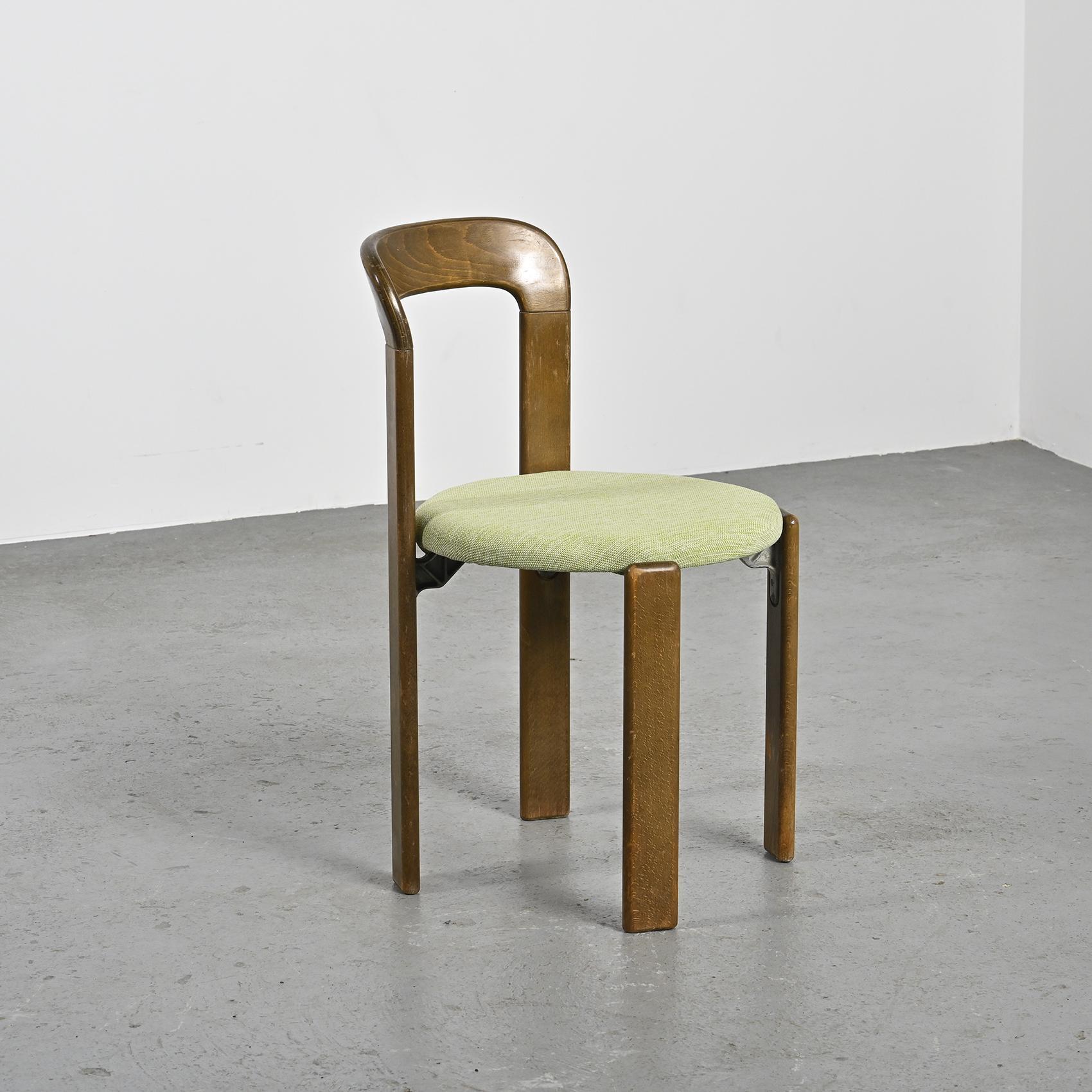 20ième siècle Chaises vintage de Bruno Rey, Dietiker Suisse, lot de 4