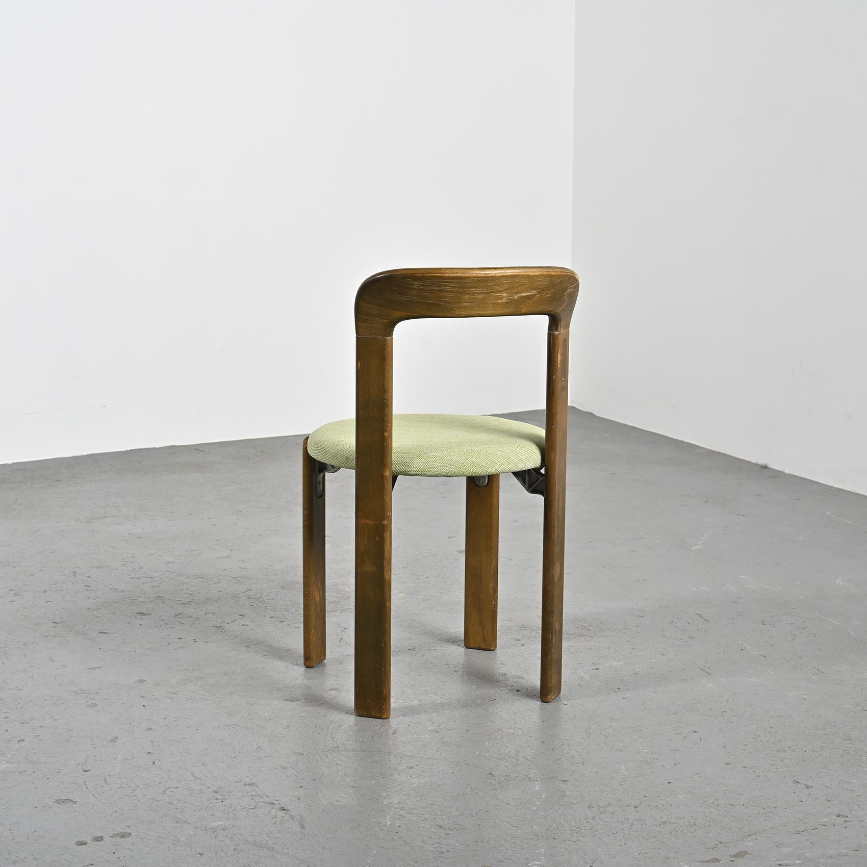 20th Century Vintage chairs by Bruno Rey, Dietiker Switzerland, Set of 4 