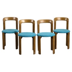 Vintage chairs by Bruno Rey, Dietiker Switzerland, Set of 4