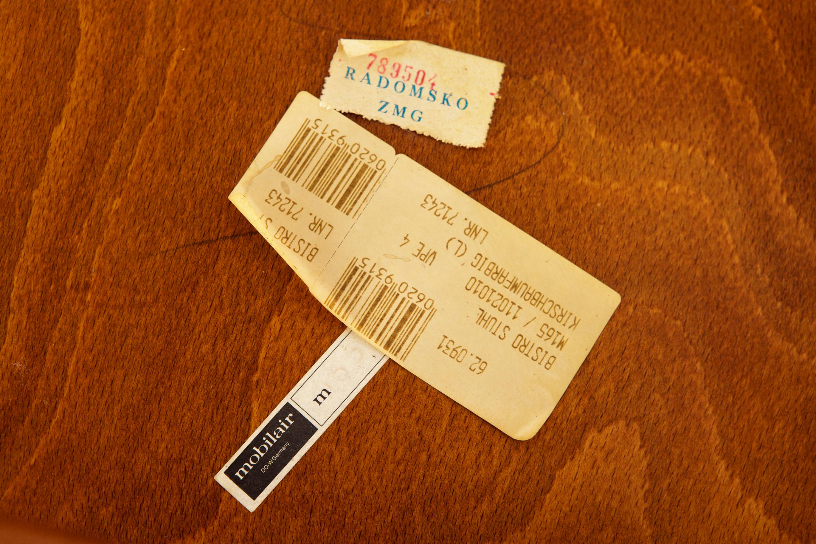 Sillas Vintage de Radomsko ZMG, Polonia, Madera curvada, Haya, Años 70 en venta 2