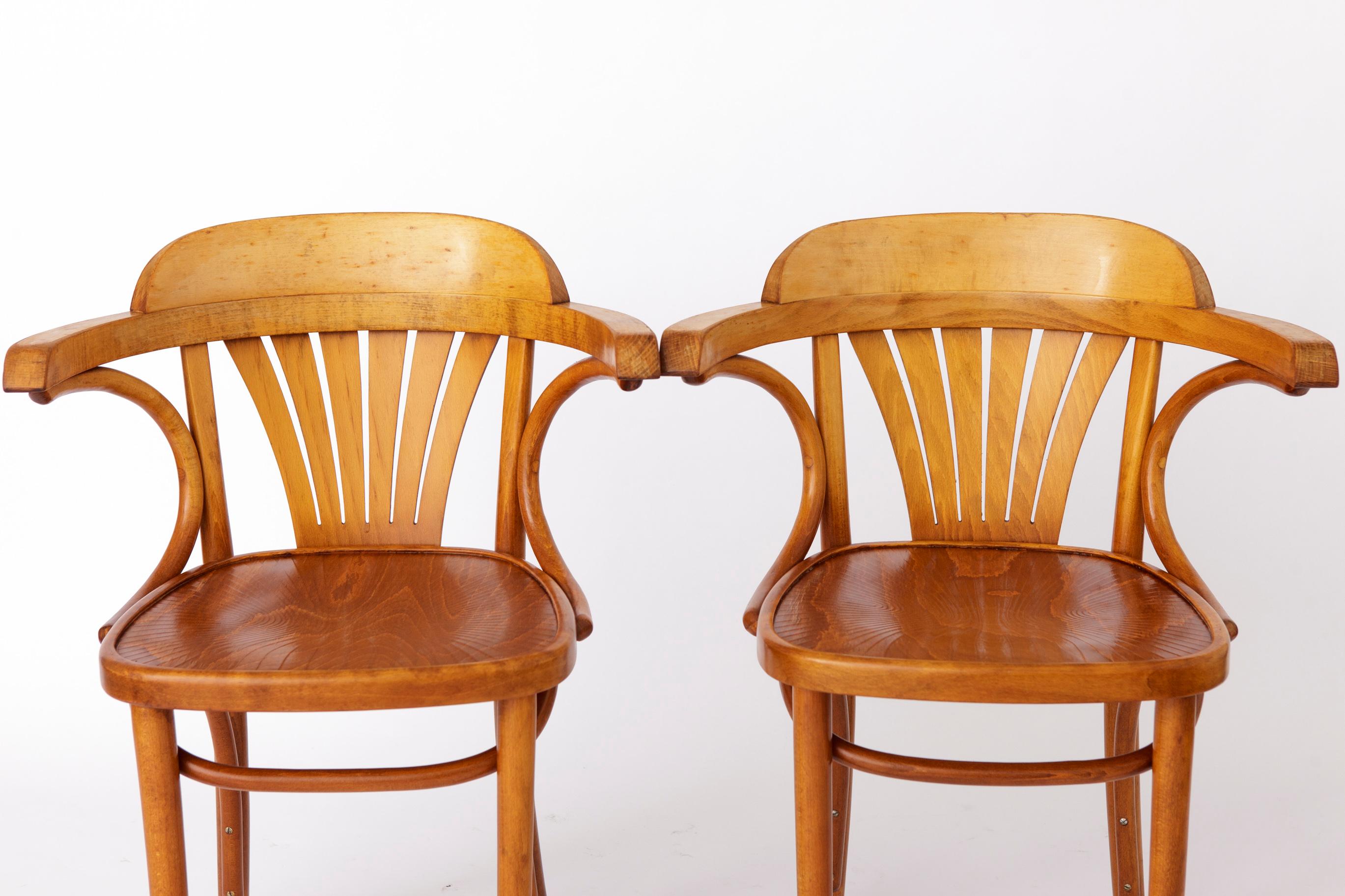 Sillas Vintage de Radomsko ZMG, Polonia, Madera curvada, Haya, Años 70 en Bueno estado para la venta en Hannover, DE