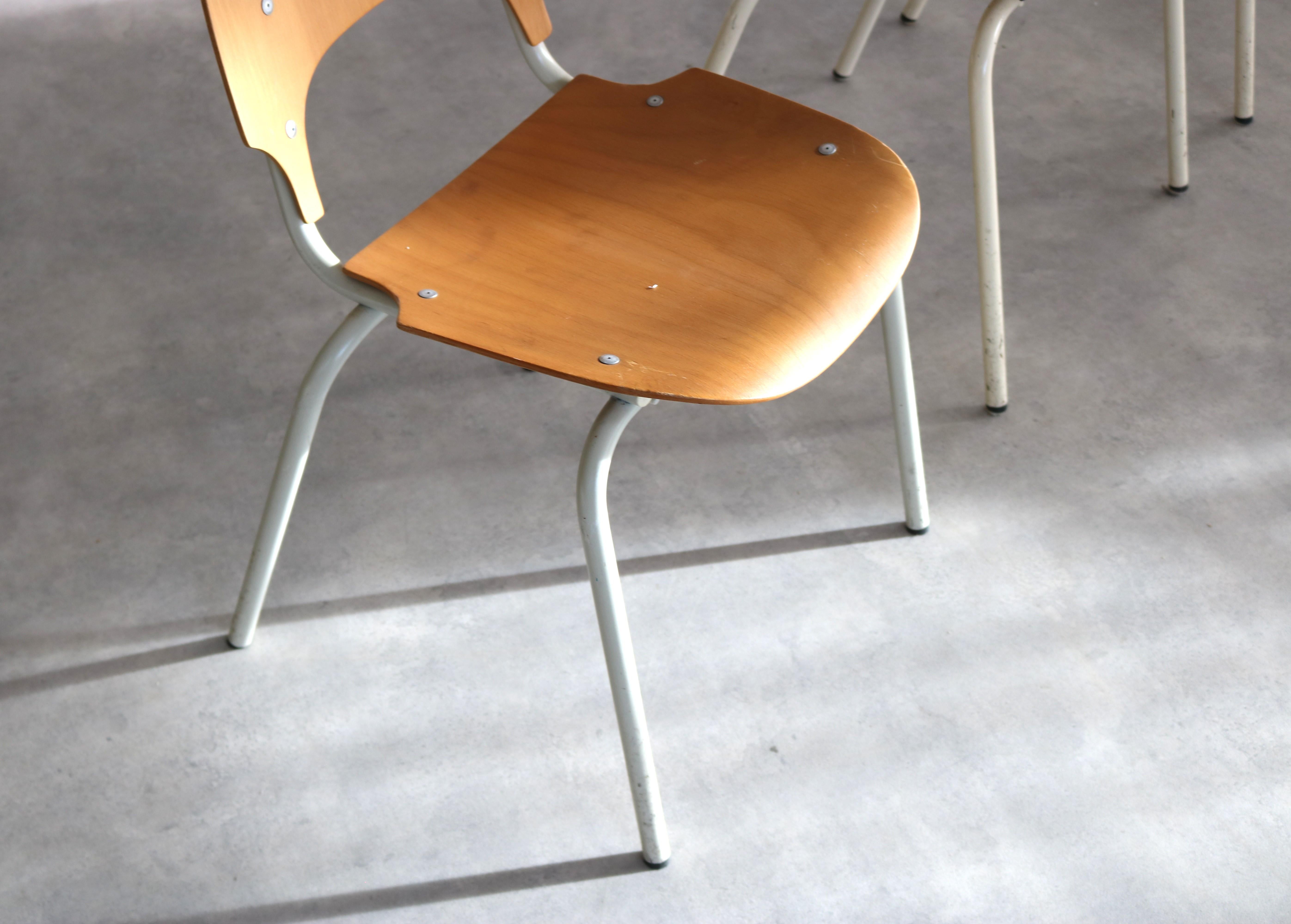 Vintage By Stühle  Esszimmerstühle  stapelbare Stühle (Leder) im Angebot