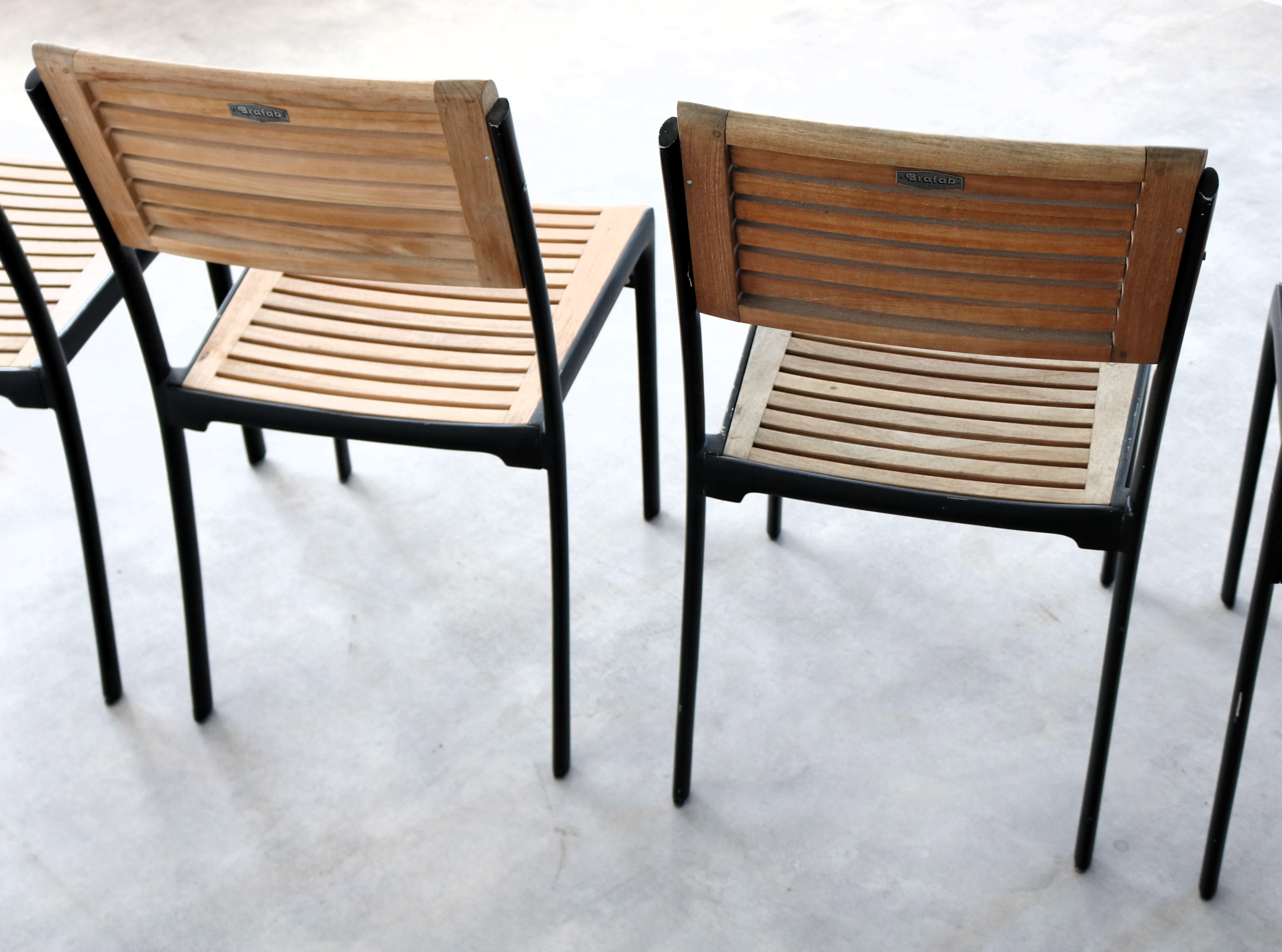 vintage chairs  garden chairs  hardwood  Sweden 5