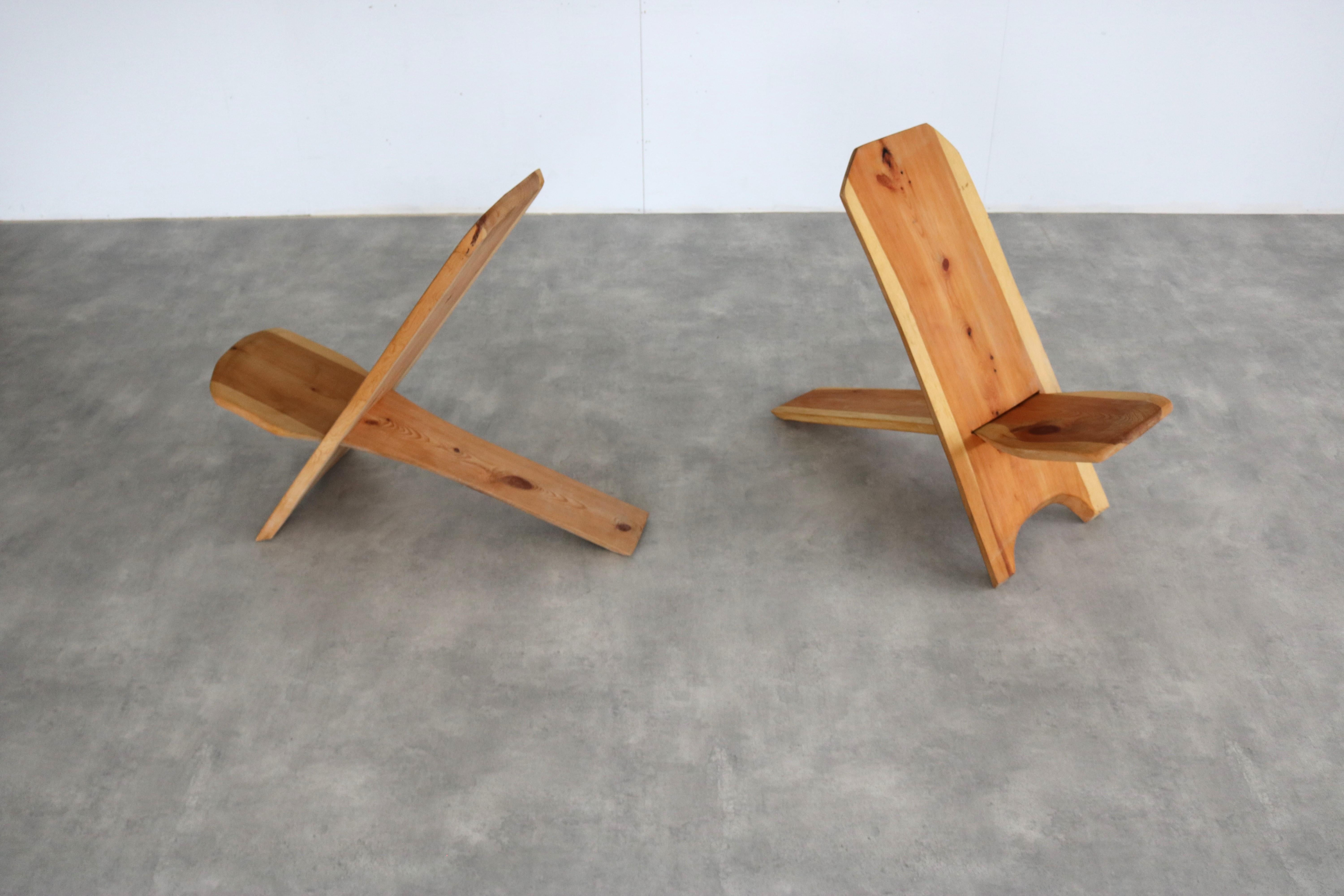 vintage chairs | palaver chairs | brutalist | Swedish For Sale 7