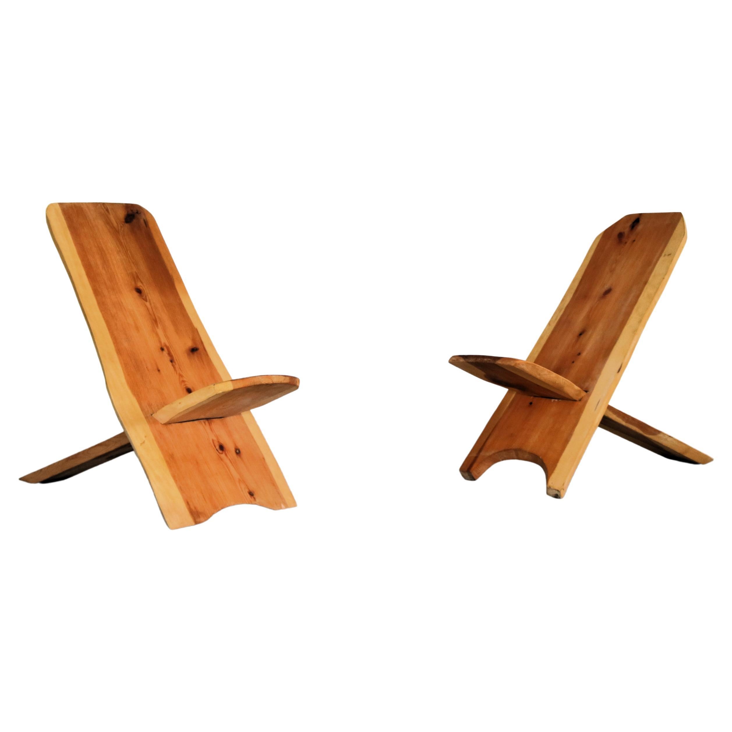 chaises vintage  chaises à palabres  brutaliste  Suédois