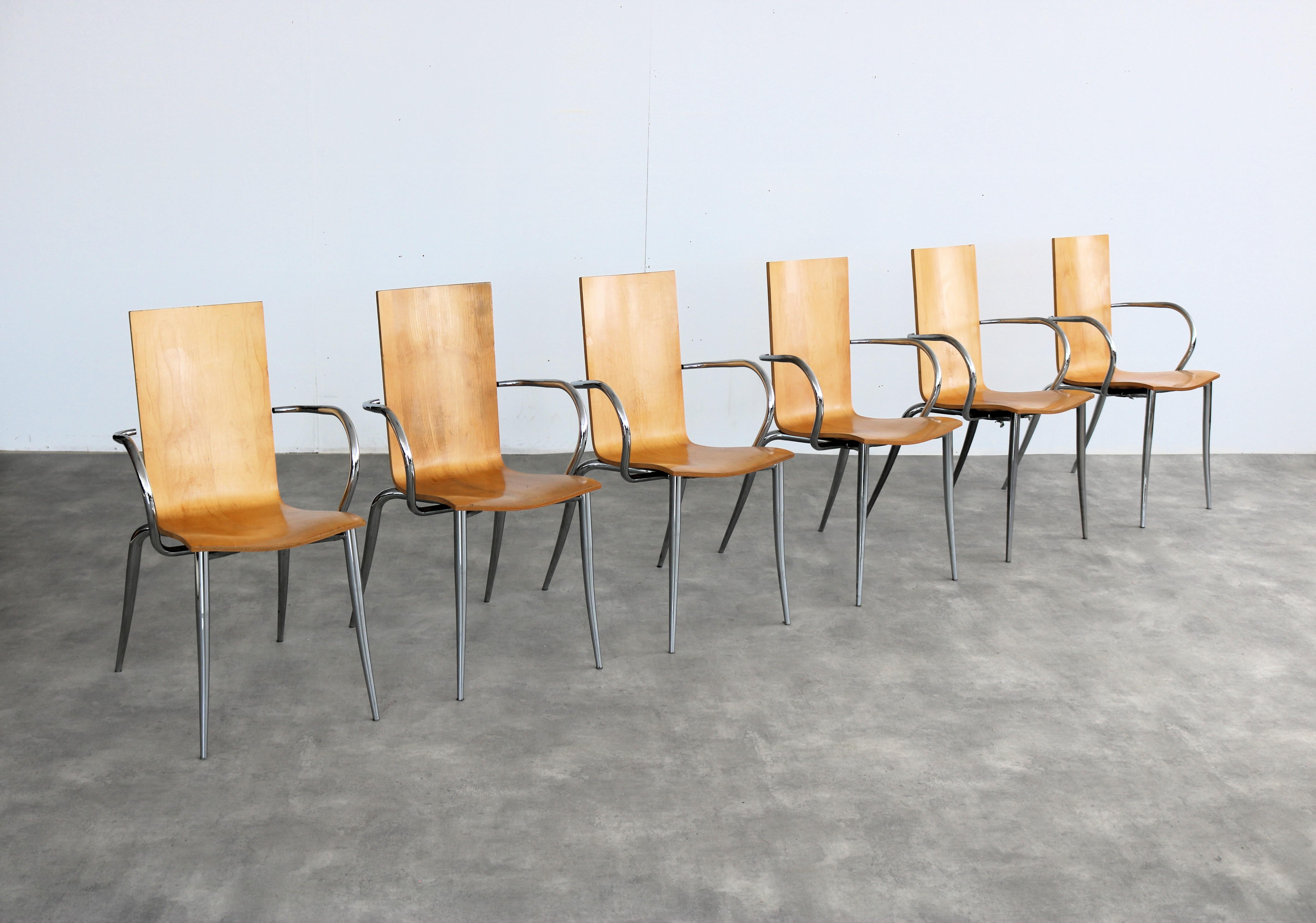 Italian vintage chairs  Philippe Starck   Olly Tango