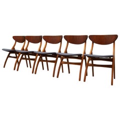 Vintage Chairs Teak, 1960-1970