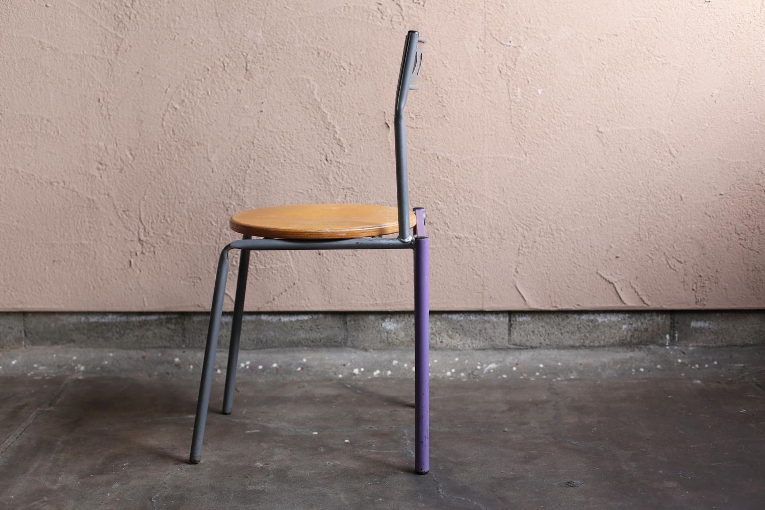 Fin du 20e siècle Chaises vintage utilisées à une université en France