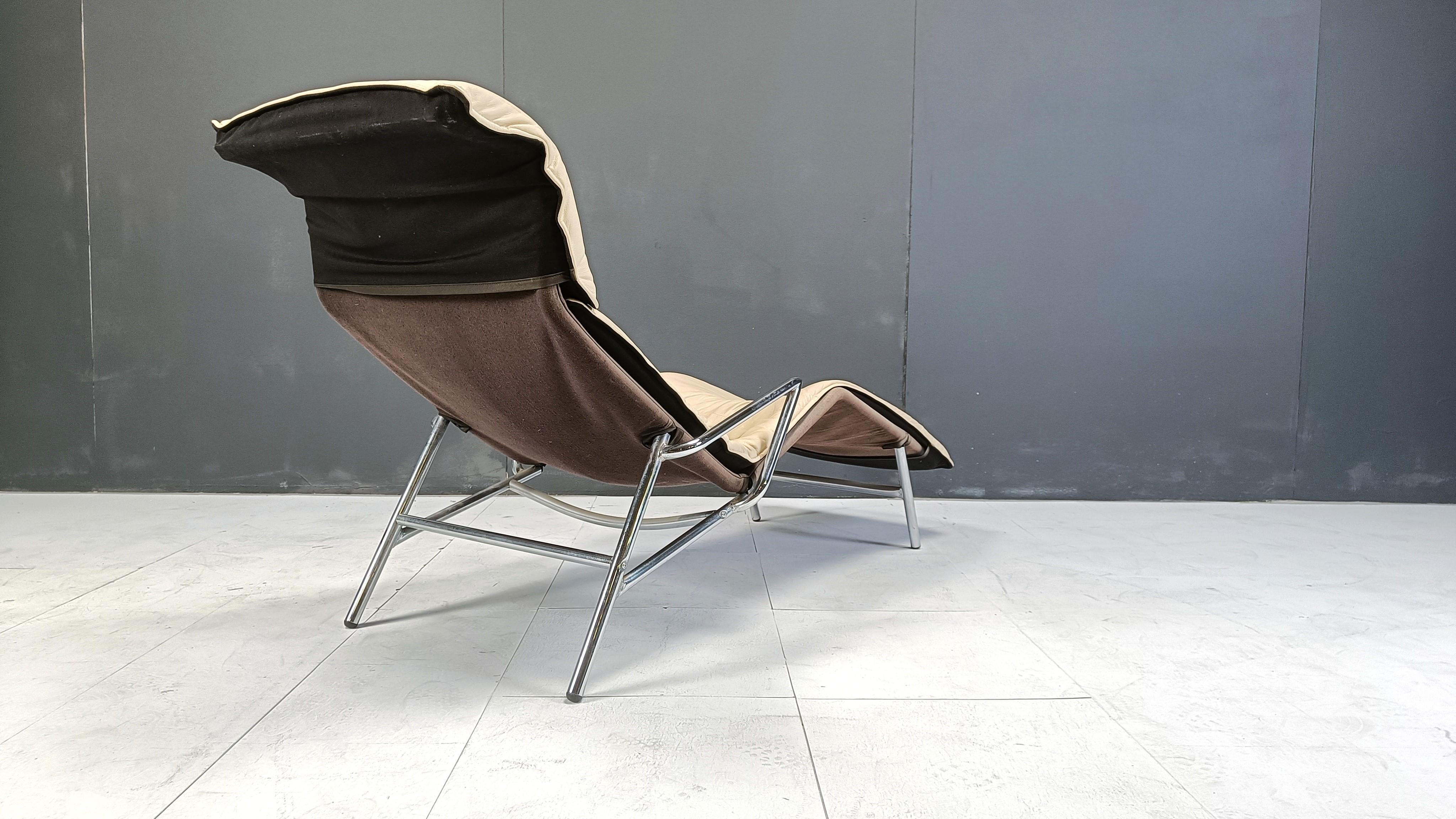 Vintage chaise longue by Kebe A/S Hornslet, 1980s 3