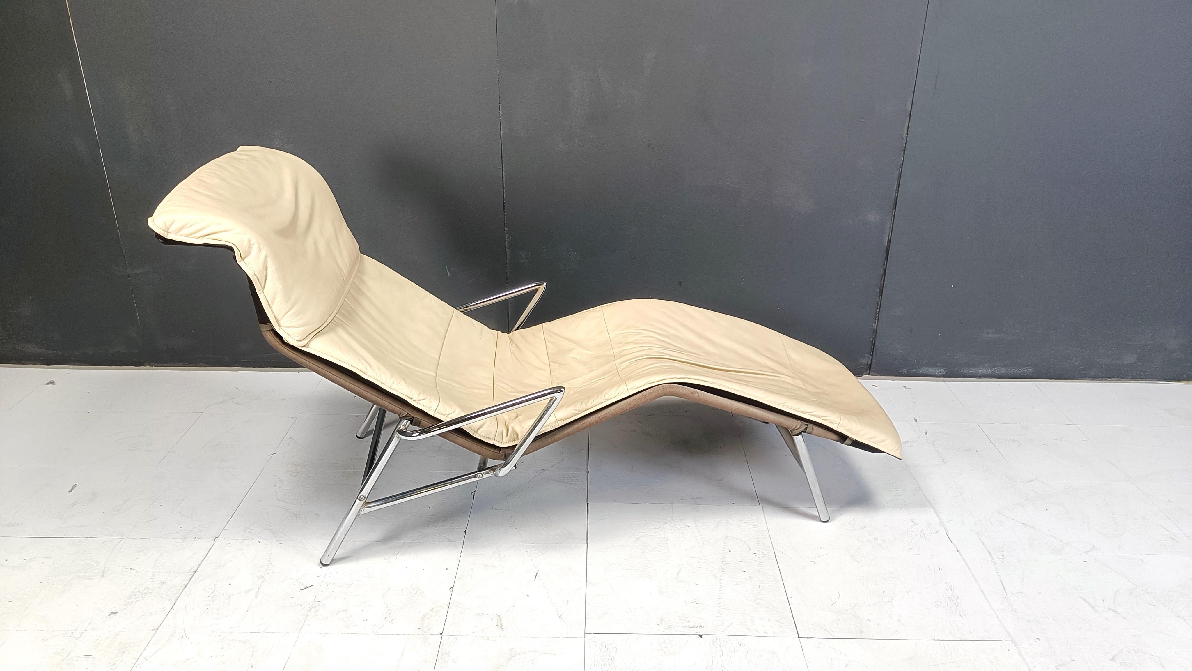 Vintage chaise longue by Kebe A/S Hornslet, 1980s 4