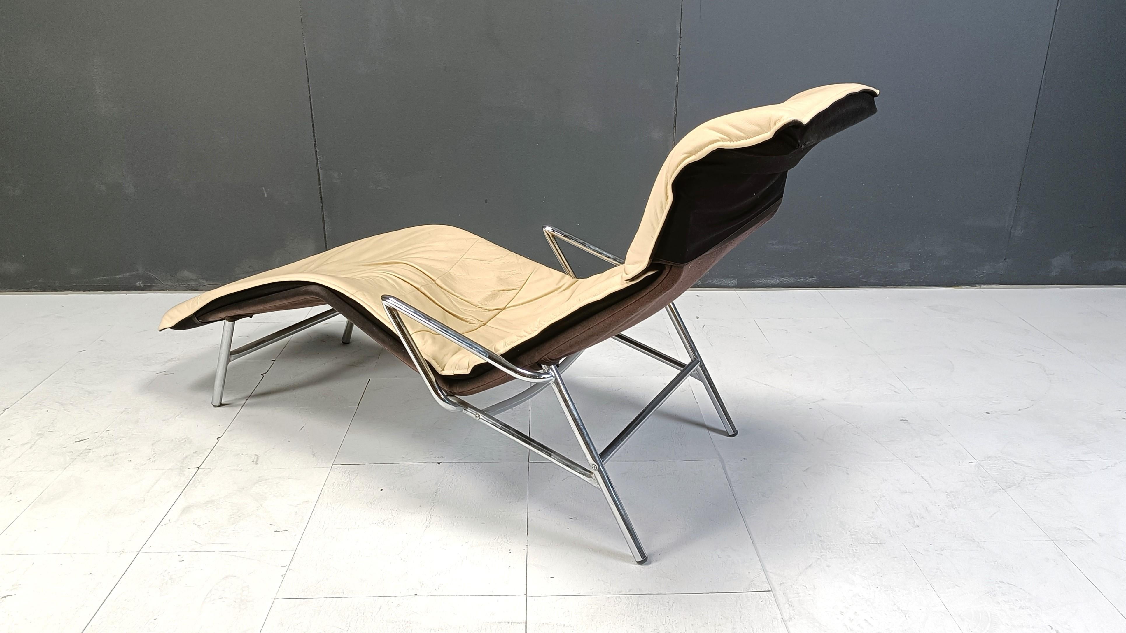 Vintage chaise longue by Kebe A/S Hornslet, 1980s 1