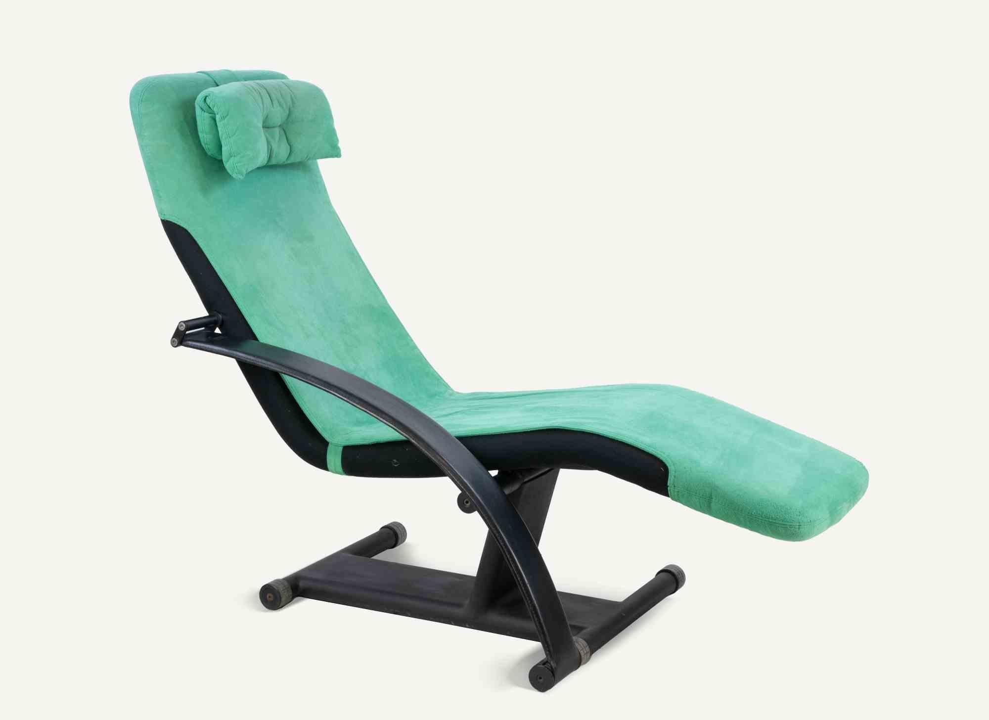 Chaise Longue Flexa vintage realizada por Adriano Piazzesi para Arketipo en la década de 1980.

Plástico, cuero y alcántara.

Muy buen estado.