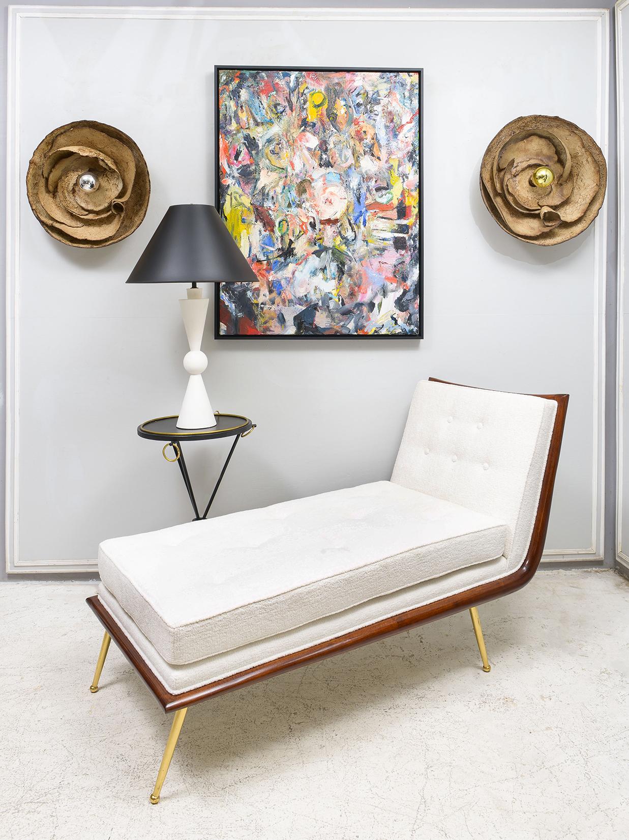 Américain Chaise longue vintage à la manière de Robsjohn Gibbings en vente