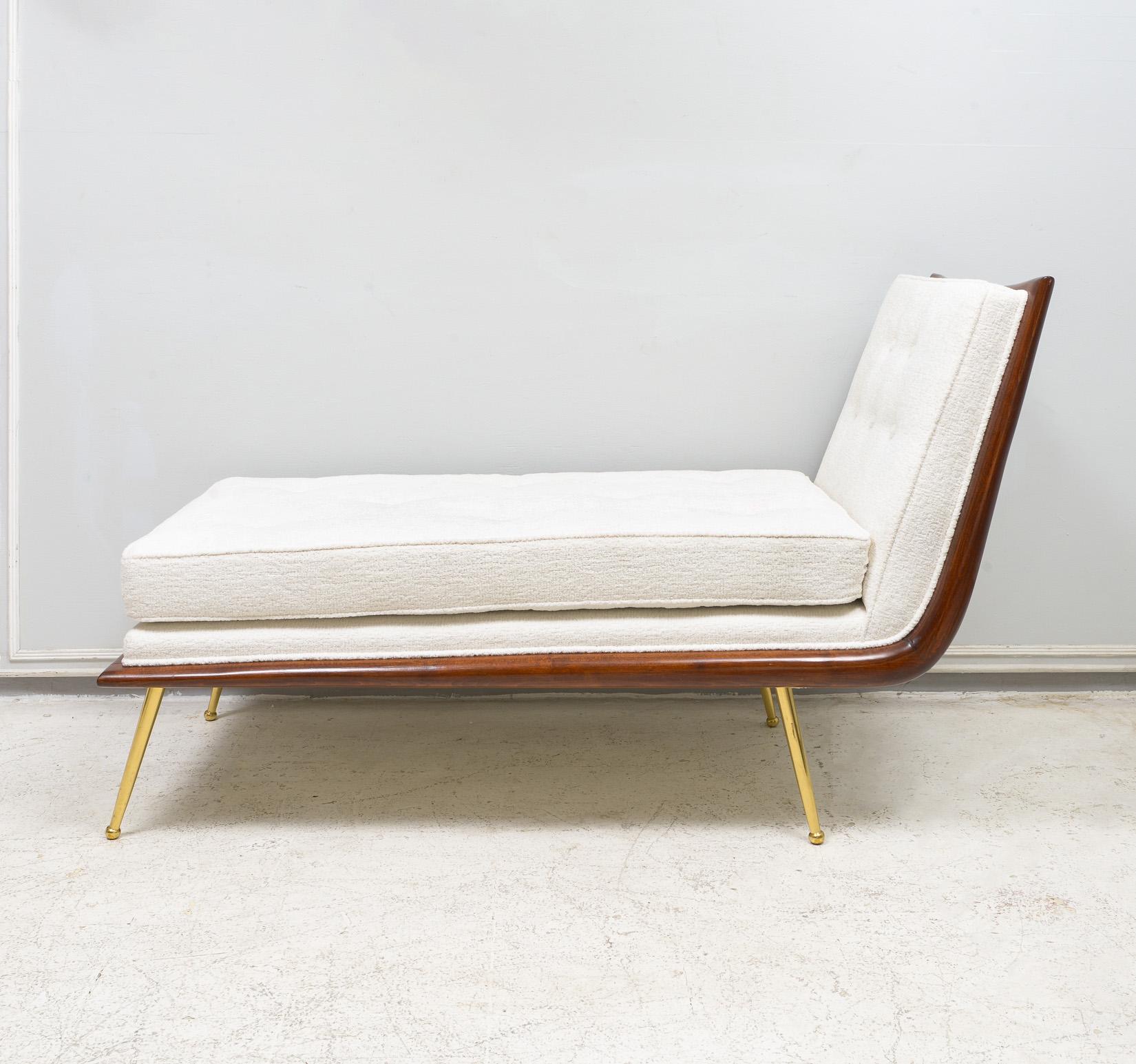 Chaise longue vintage à la manière de Robsjohn Gibbings Excellent état - En vente à New York, NY