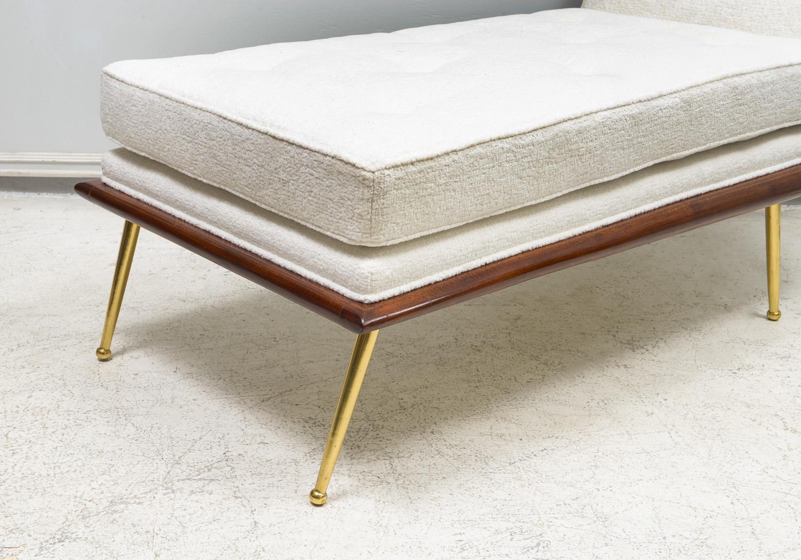 Chaise longue vintage à la manière de Robsjohn Gibbings en vente 2