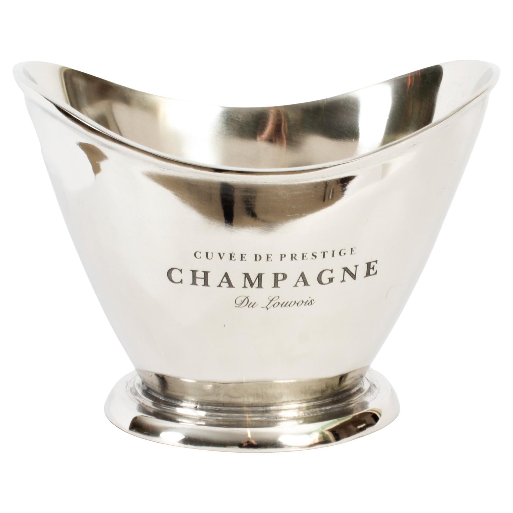 Vintage Champagne Cooler Ice Bucket 20th Century For Sale