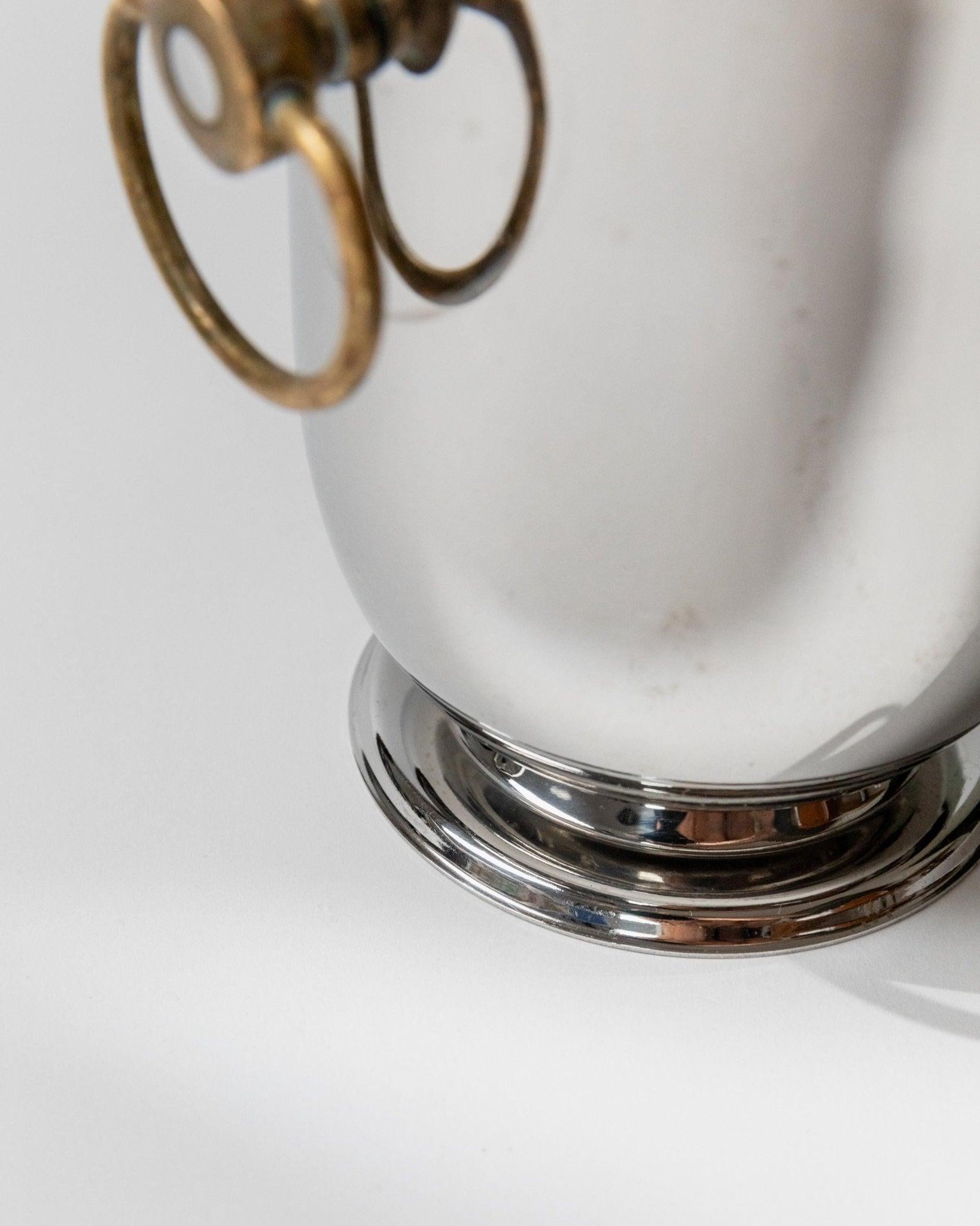 Vintage Champagner- oder Weinkühler Versilbert von Jean Couzon, 1980er Jahre im Angebot 5