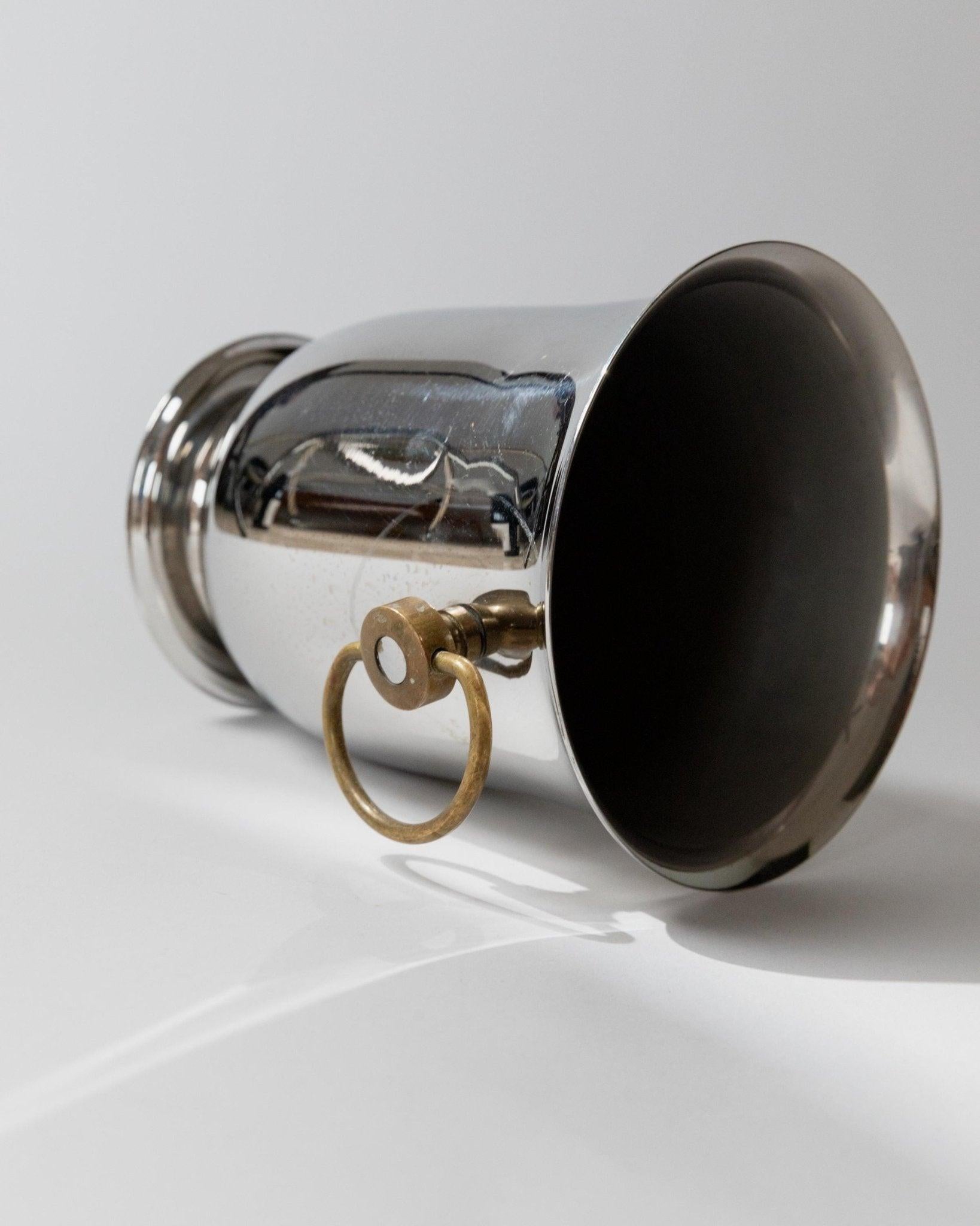 Vintage Champagner- oder Weinkühler Versilbert von Jean Couzon, 1980er Jahre (20. Jahrhundert) im Angebot