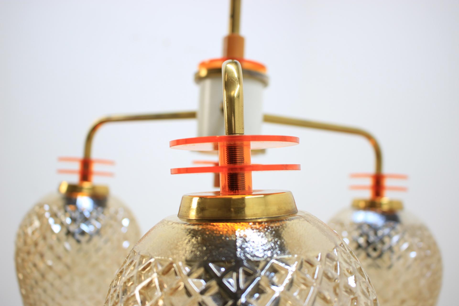 Métal Lustre vintage, années 1960 en vente