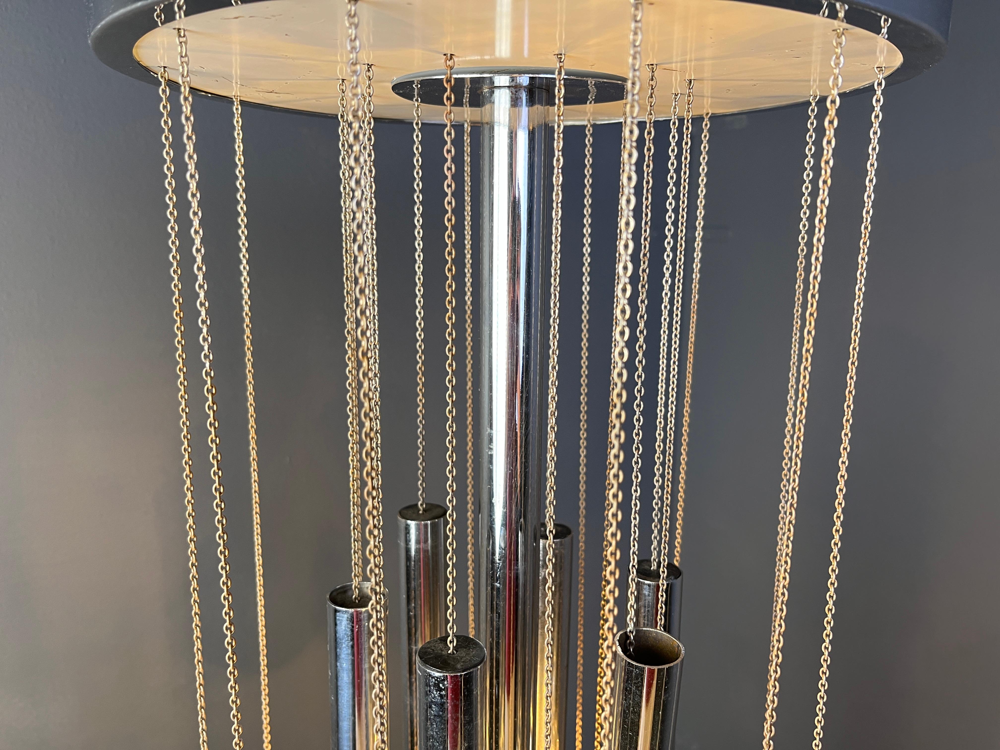Lampadario vintage di Gaetano Sciolari, anni '70 in vendita 4