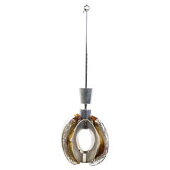 Vintage Chandelier by La Luce, Italy, 1970s