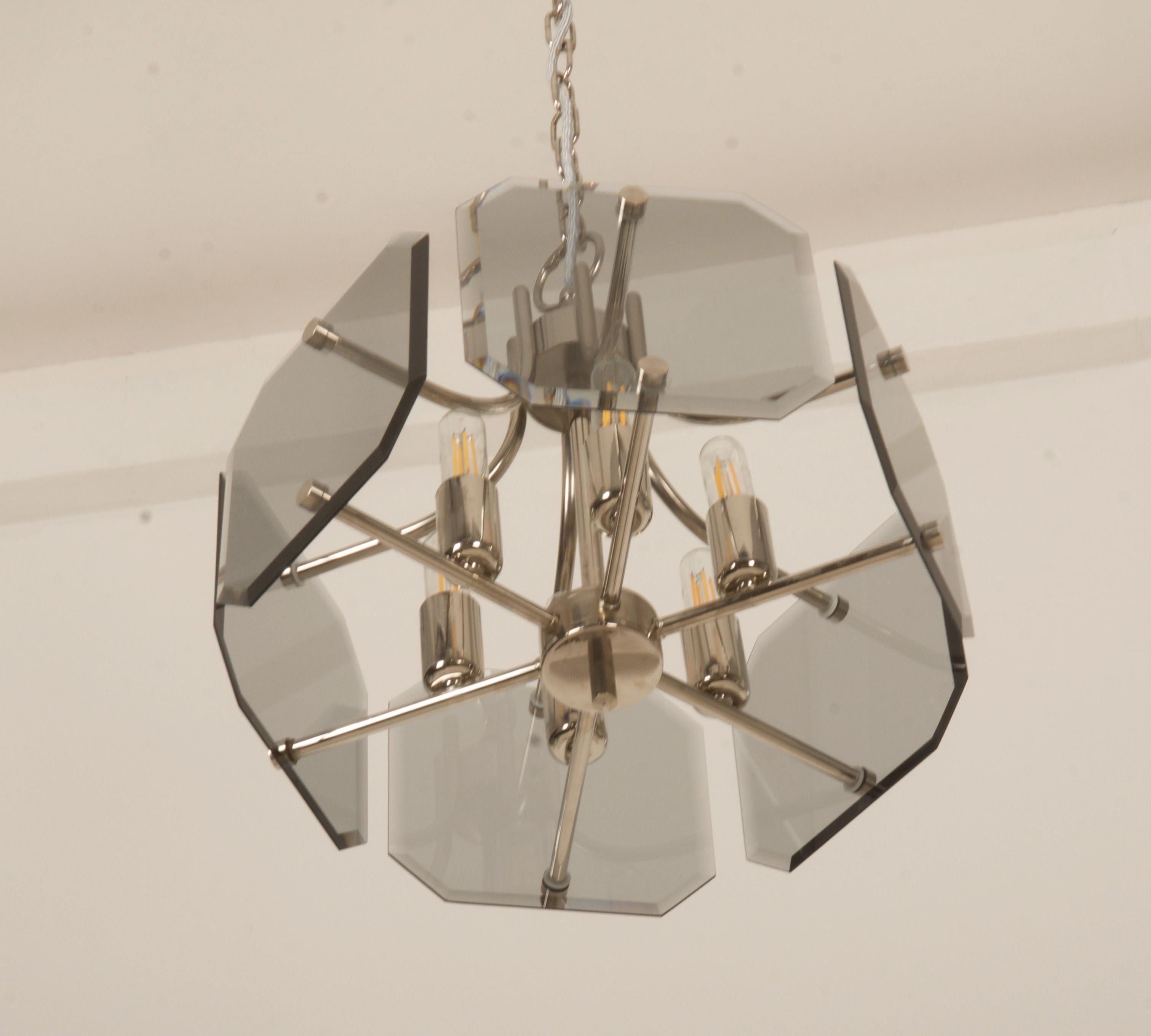 Lustre vintage de Luigi Colani pour Sische Bon état - En vente à Vienna, AT