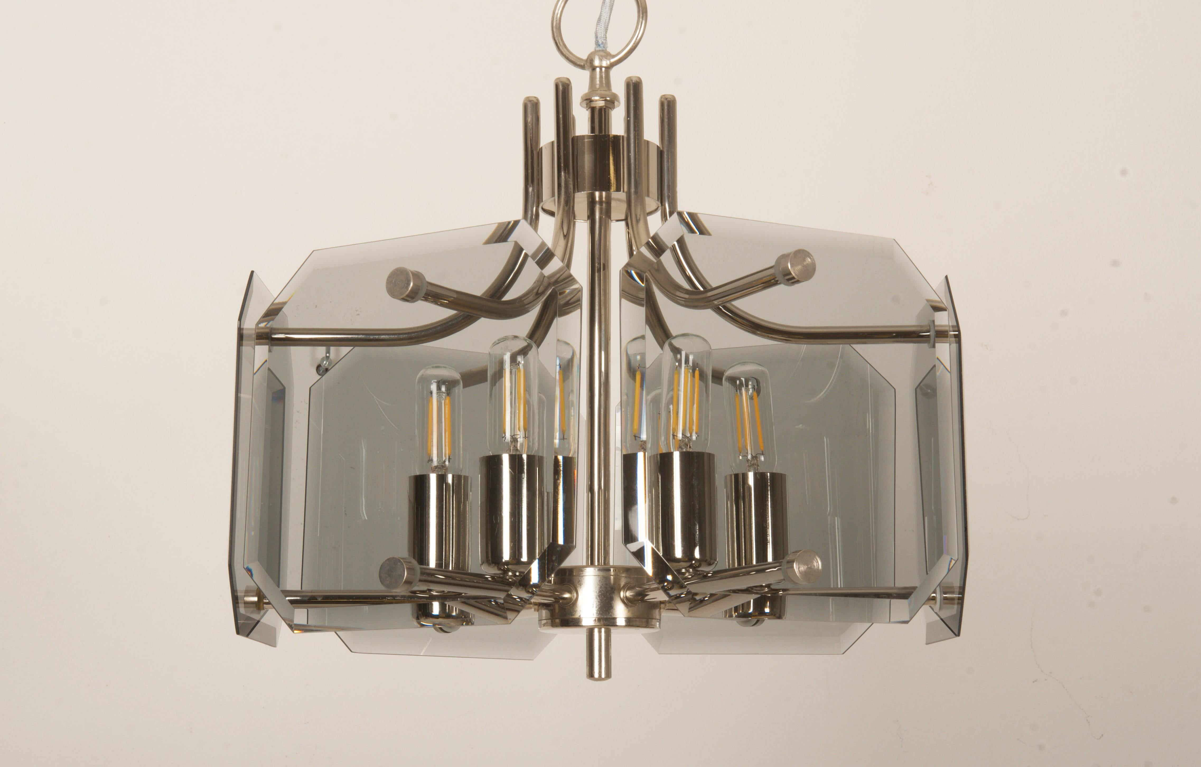 Fin du 20e siècle Lustre vintage de Luigi Colani pour Sische en vente