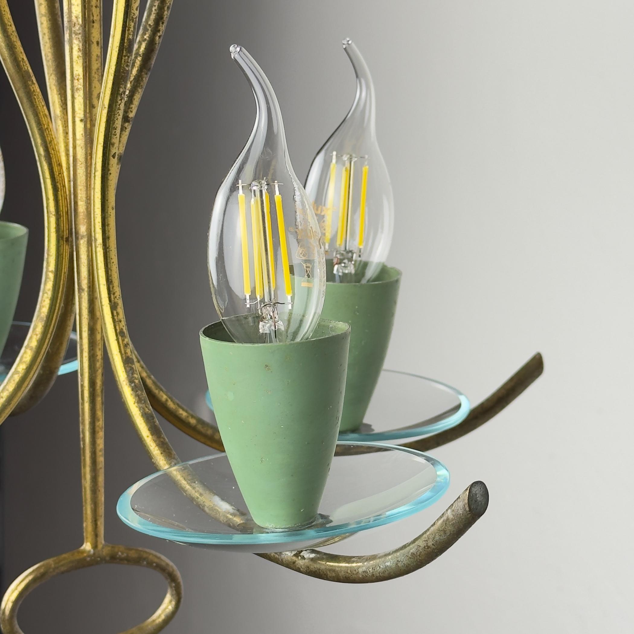 Italiano Lampadario vintage di Pietro Chiesa per Fontana Arte, Italia 1930 in vendita