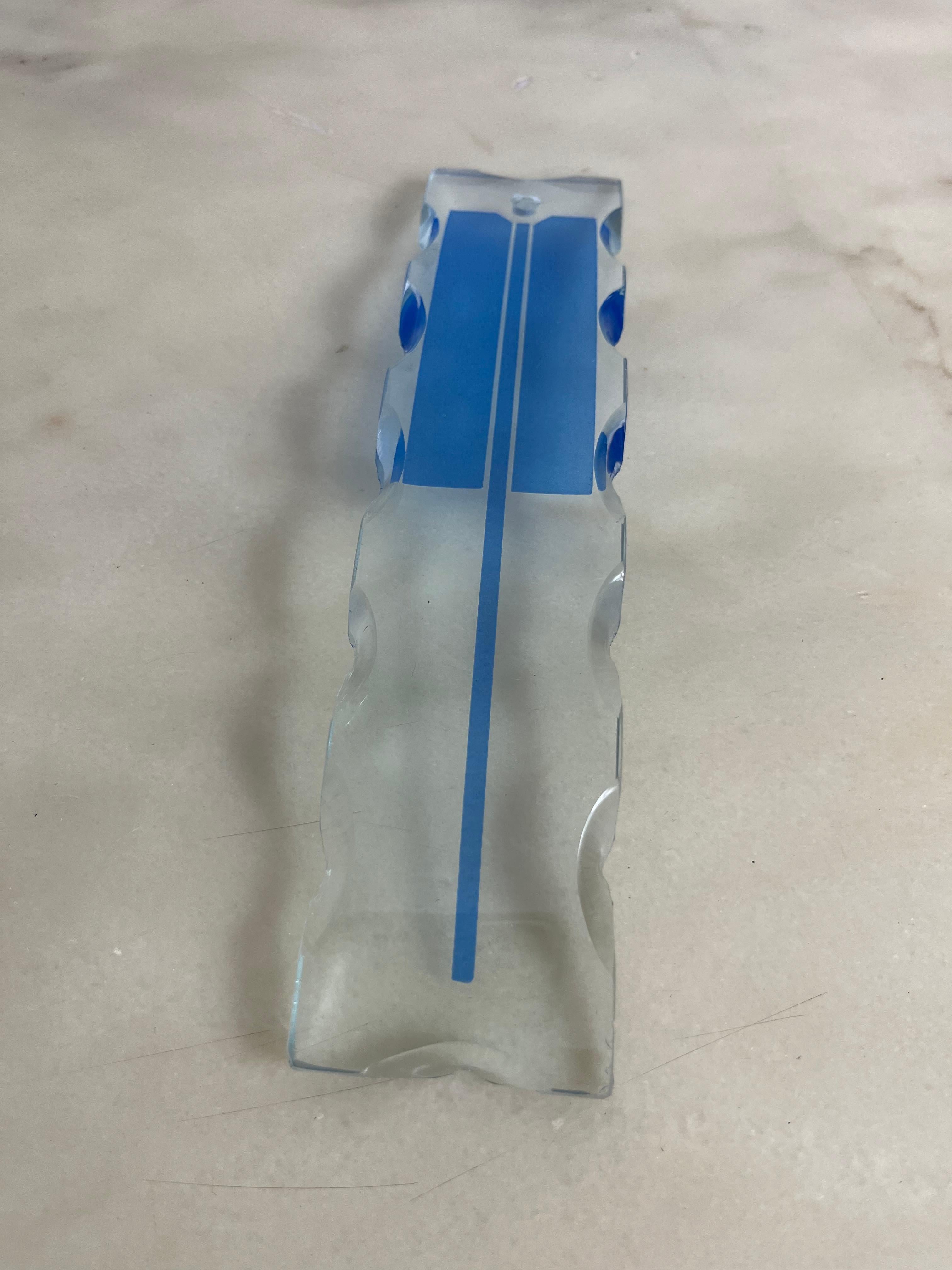 Vintage-Kronleuchter aus farbigem Murano-Glas von Zero Quattro, 1970er Jahre im Angebot 3