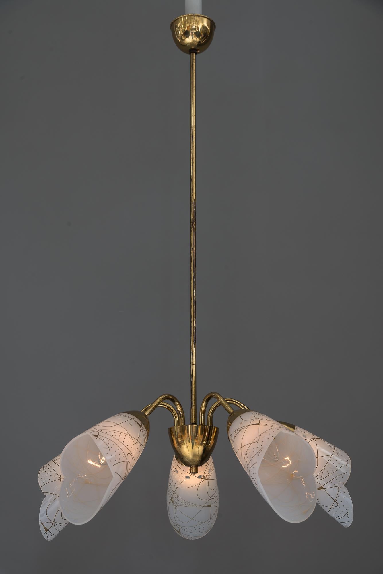 Mid-Century Modern Vintage Chandelier Italian, 1960s For Sale