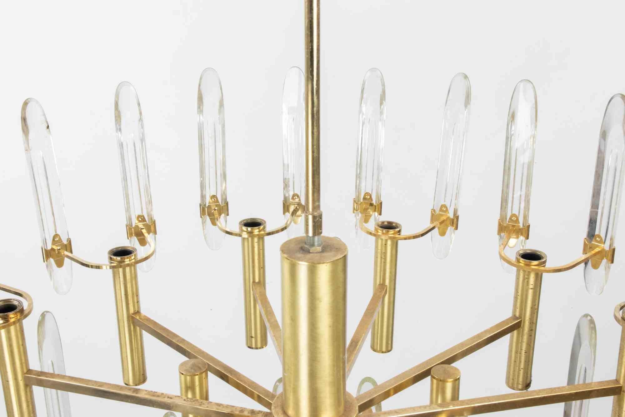 Vintage Chandelier - Italy 1970s In Good Condition For Sale In Roma, IT