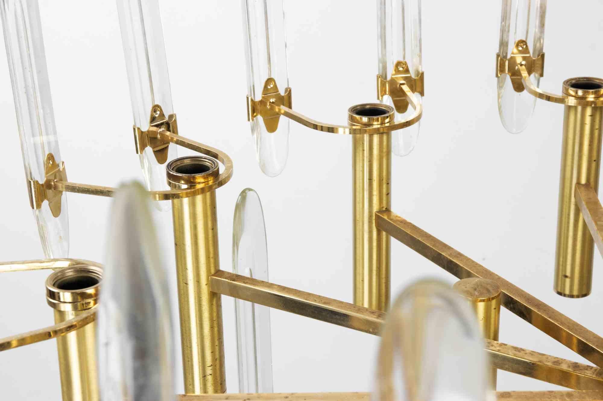 Late 20th Century Vintage Chandelier - Italy 1970s For Sale