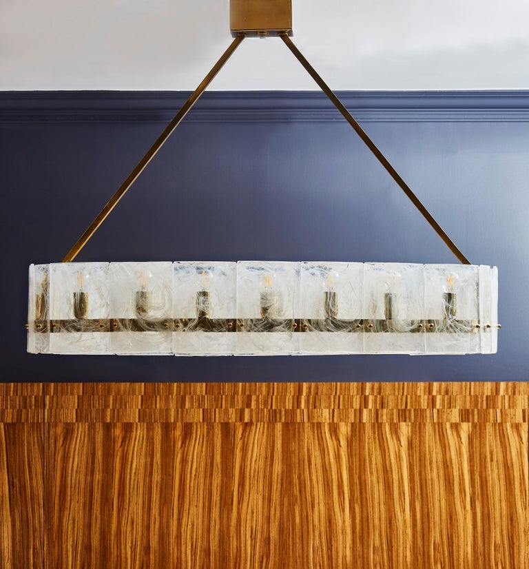 Mid-Century Modern Vintage Chandelier, Italy, 1980s For Sale