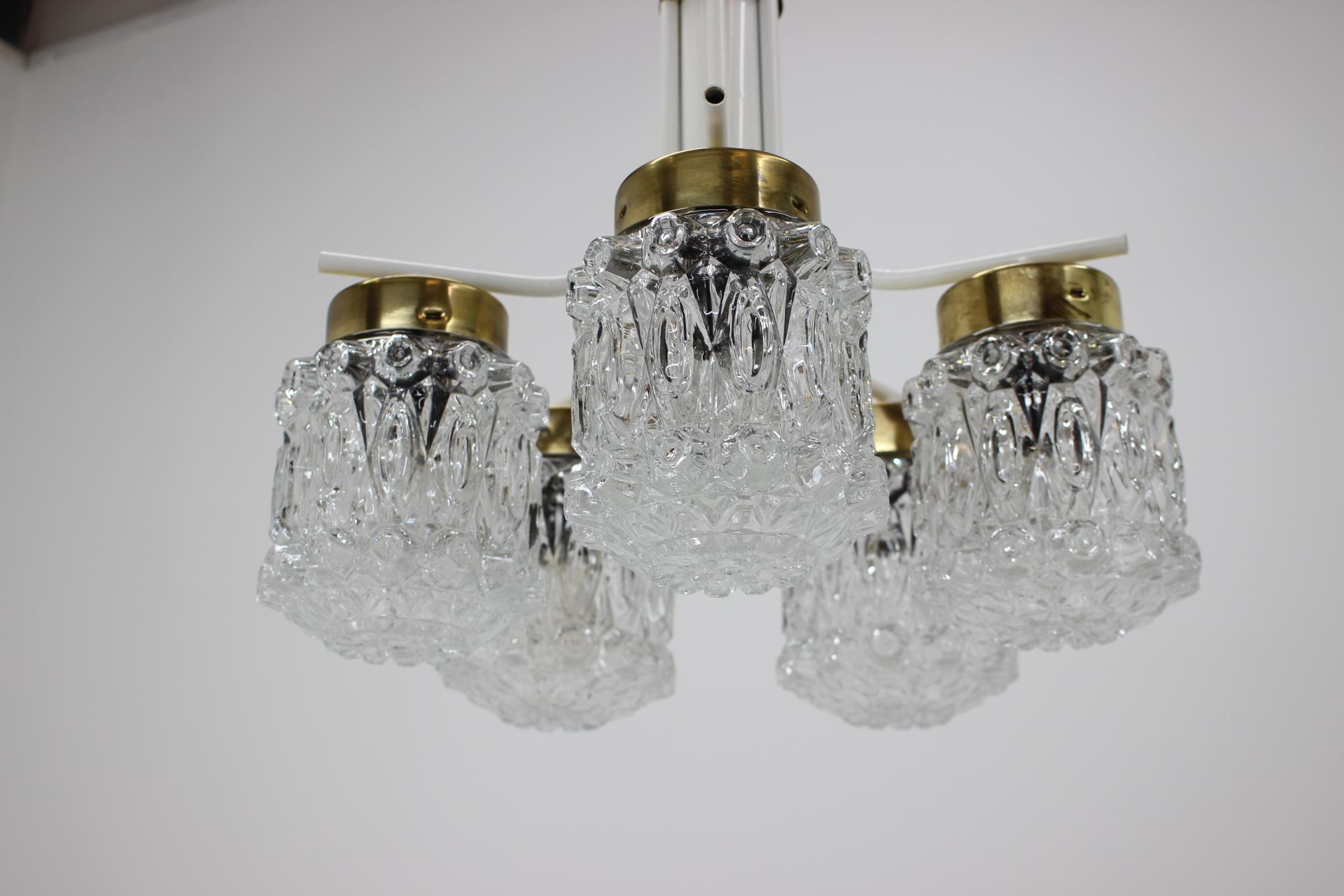 Tchèque Lustre vintage:: Kamenický Šenov:: 1970 en vente