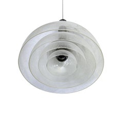Vintage-Kronleuchterlampe von Carlo Nason für Mazzega. Italien 1960er Jahre.