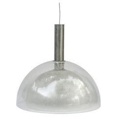 Lampe lustre vintage de Carlo Nason pour Mazzega Italie années 1960.