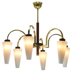 Lustre vintage de style Stilnovo