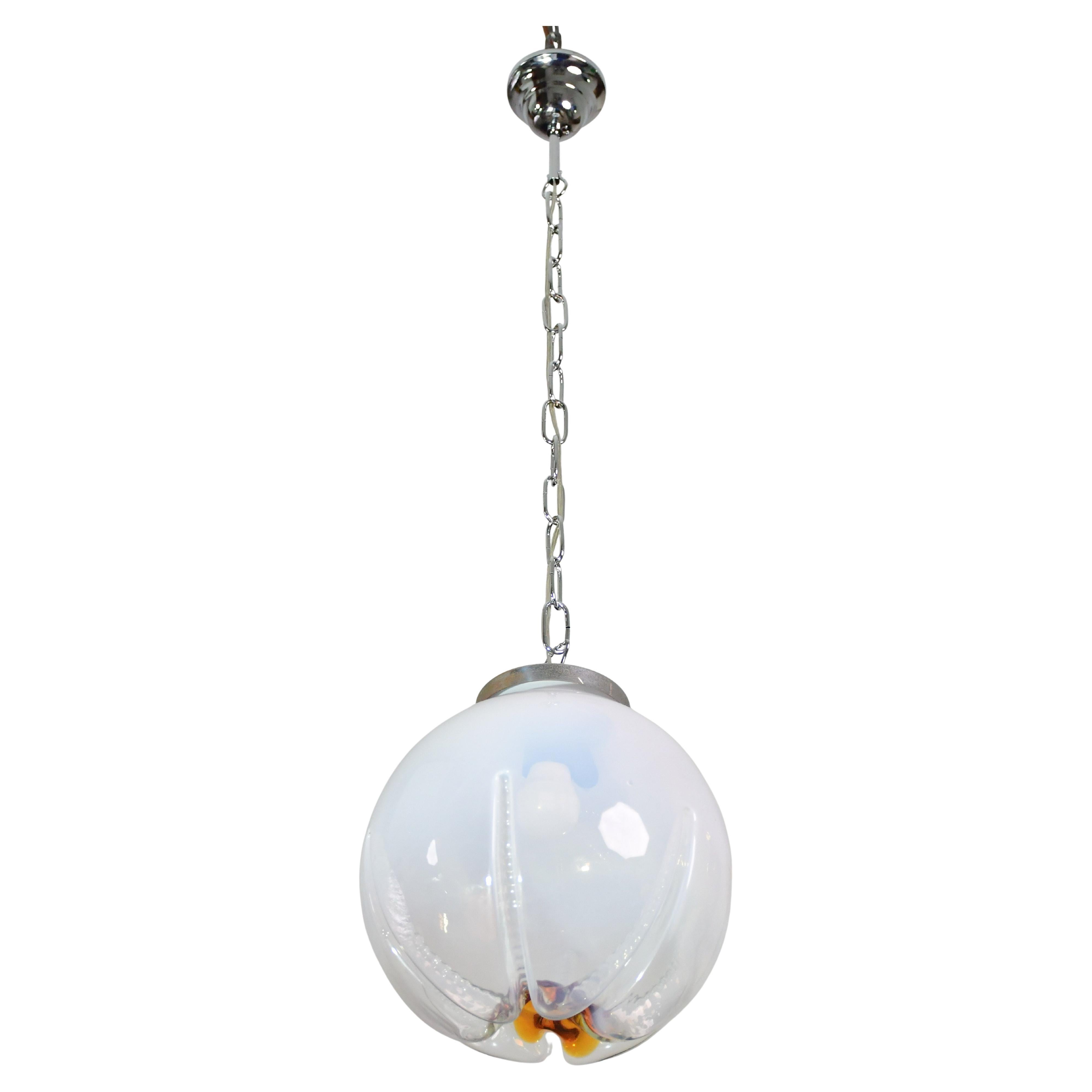 Lampadari vintage di Carlo Nason per Mazzega, anni '70