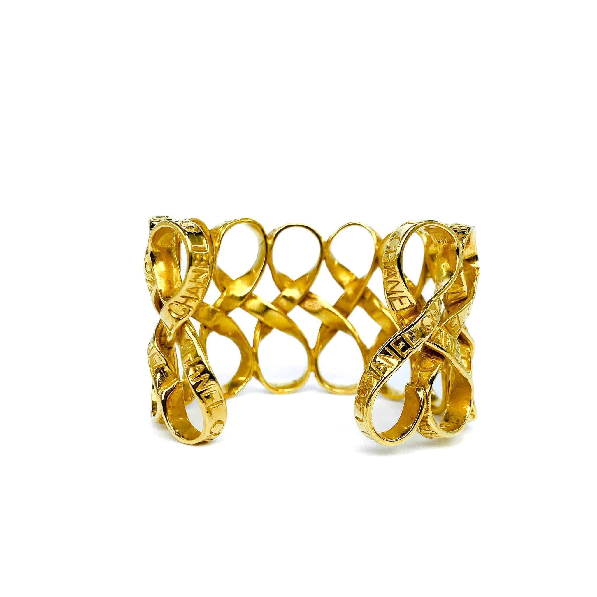 Women's Vintage Chanel 1990s Cuff Bracelet - 1996 Spring Collection