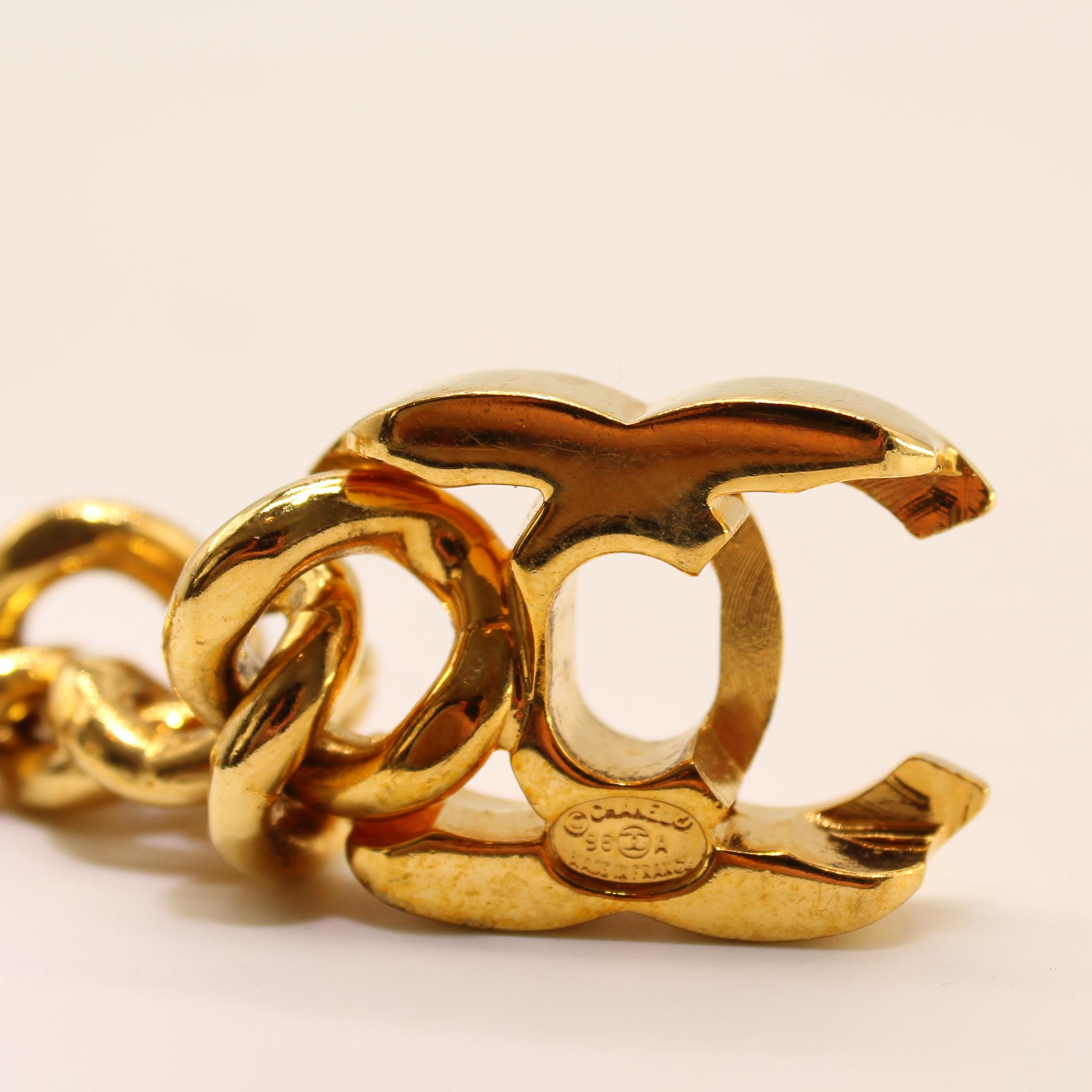 vintage chanel bracelet gold