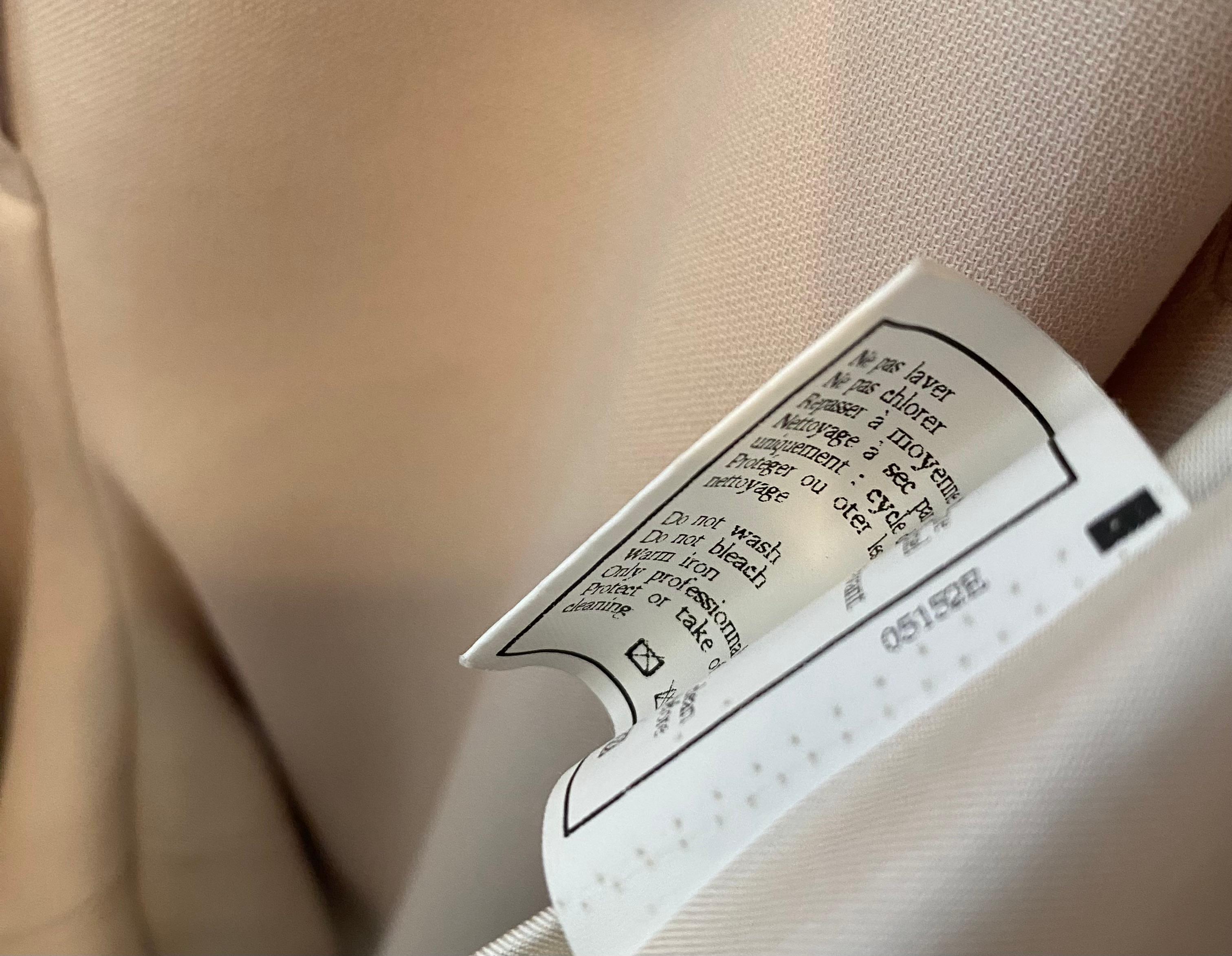 Vintage Chanel 1997 Cruise Cream Pants Suit For Sale 11